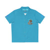 Rich Vibes RV Golfer's Palm Tree 9 Star Salute 1.0- Men's Hawaiian Shirt (AOP)Turquoise
