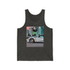 Rich Vibes White Ferrari Shopping District - Jersey Tank