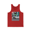 Rich Vibes White Ferrari Shopping District - Jersey Tank
