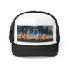 Rich Vibes South Beach Sunset Miami Beach RV Logo - Trucker Hat