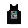 Rich Vibes White Ferrari Shopping District - Jersey Tank