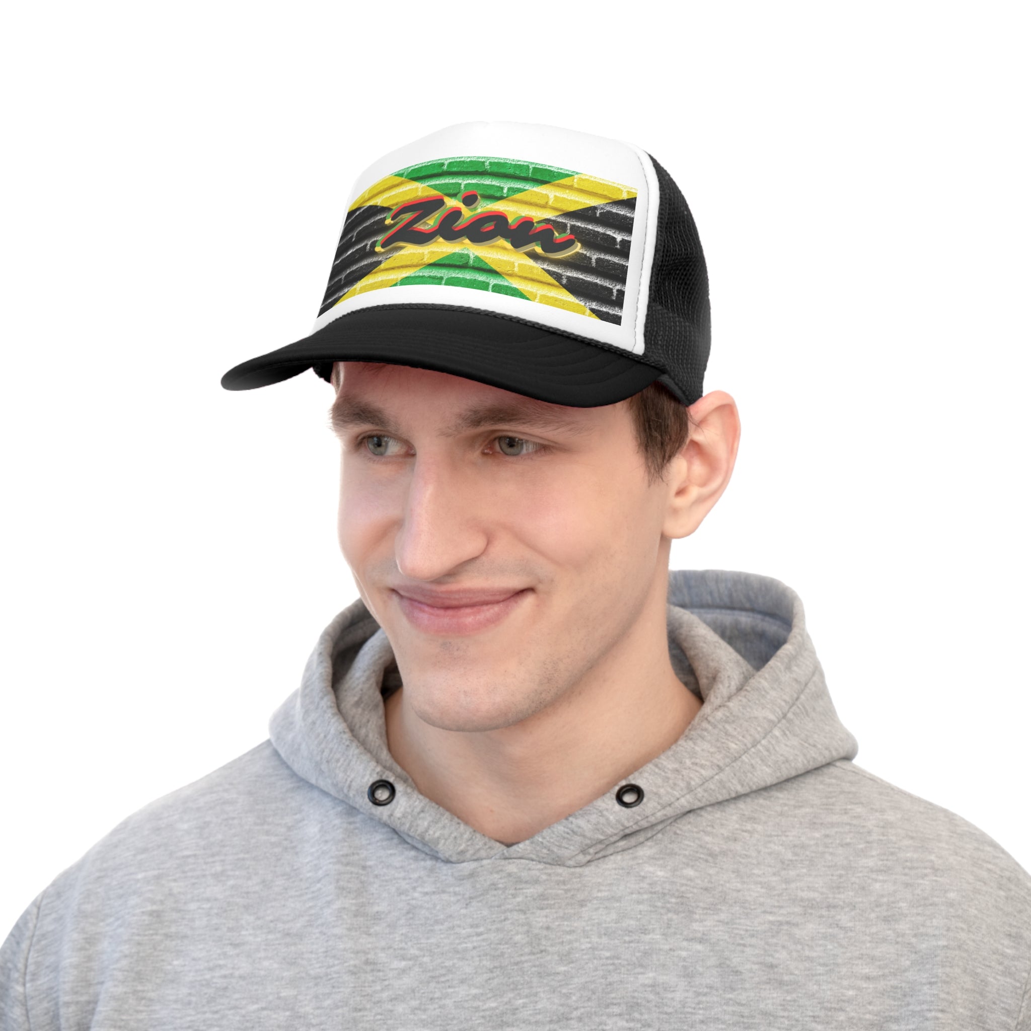 Rich Vibes Zion Jamaica Flag - Trucker Hat