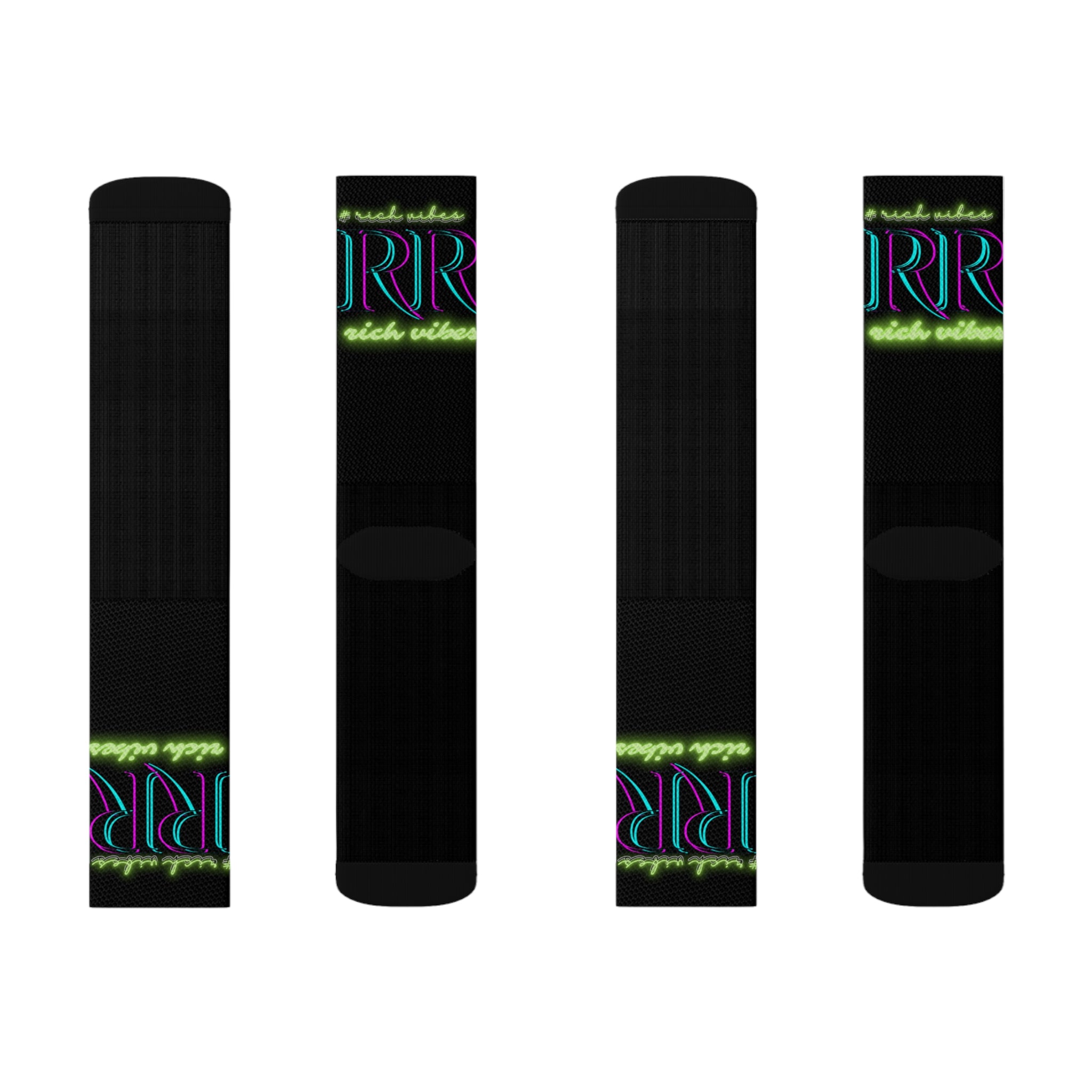 Rich Vibes Volt RR - Sublimation Socks Black