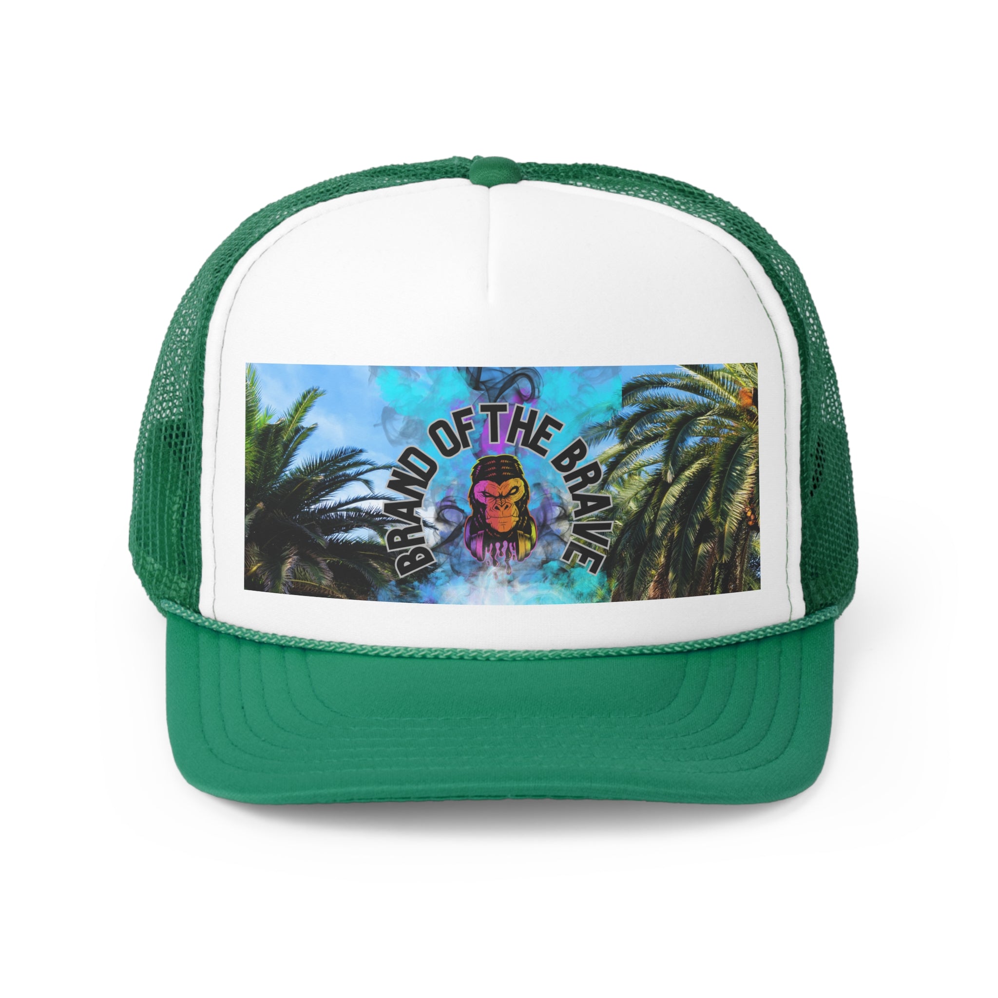 RV Brand Of The Brave Purple Ape Blue Smoke - Trucker Cap