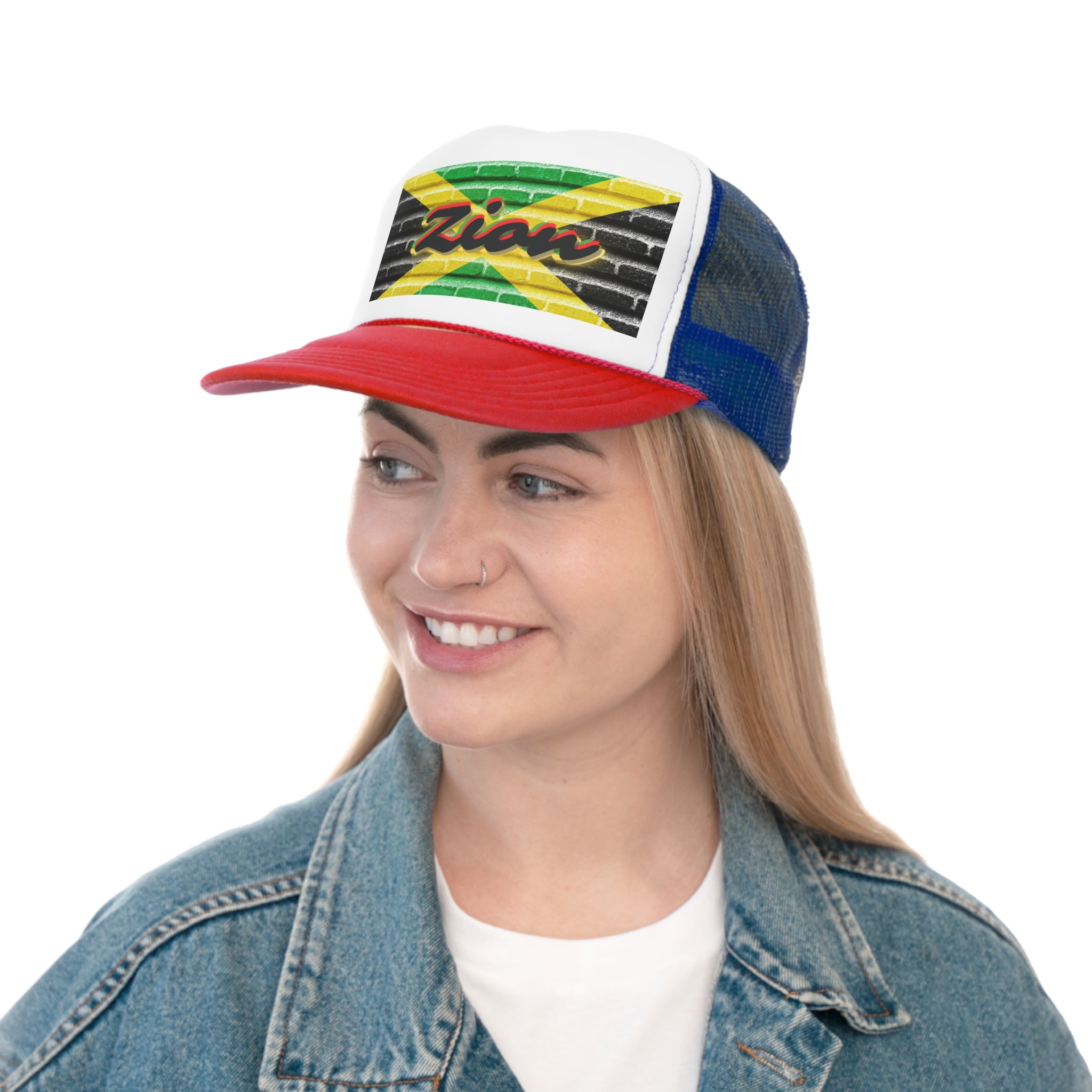 Rich Vibes Zion Jamaica Flag - Trucker Hat