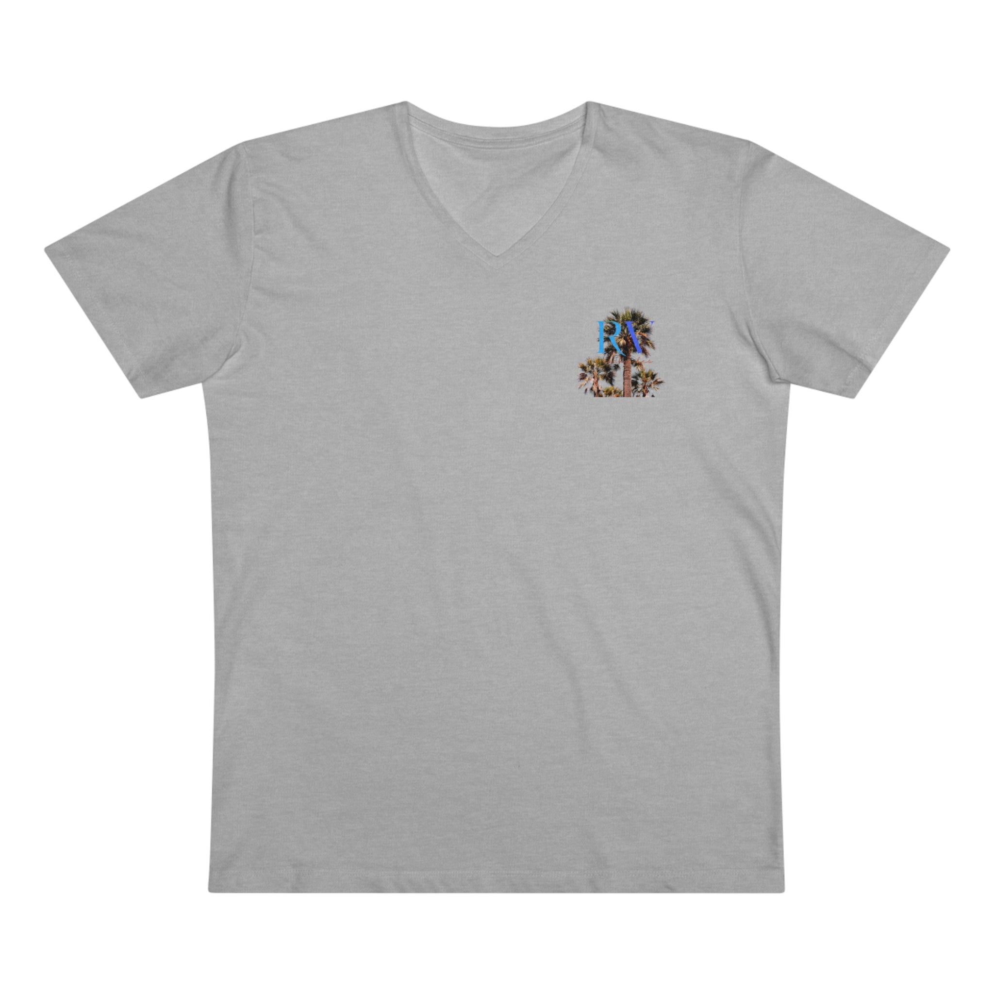Rich Vibes RV Palm Tree Top Logo 3 Ape Benjamins - Men’s Presenter V-neck