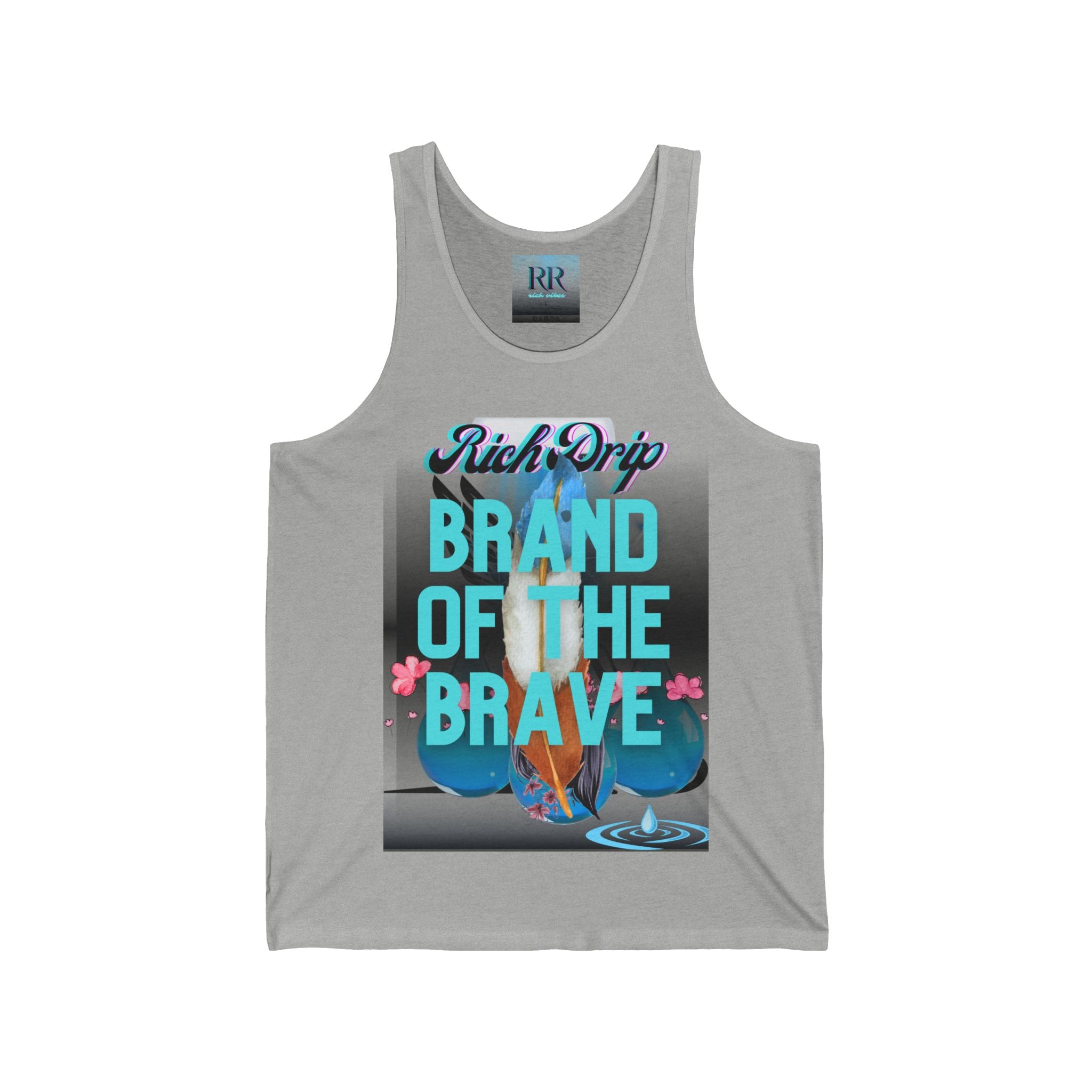 Rich Vibes Rich Drip Ocean Breeze 01 - Unisex Jersey Tank