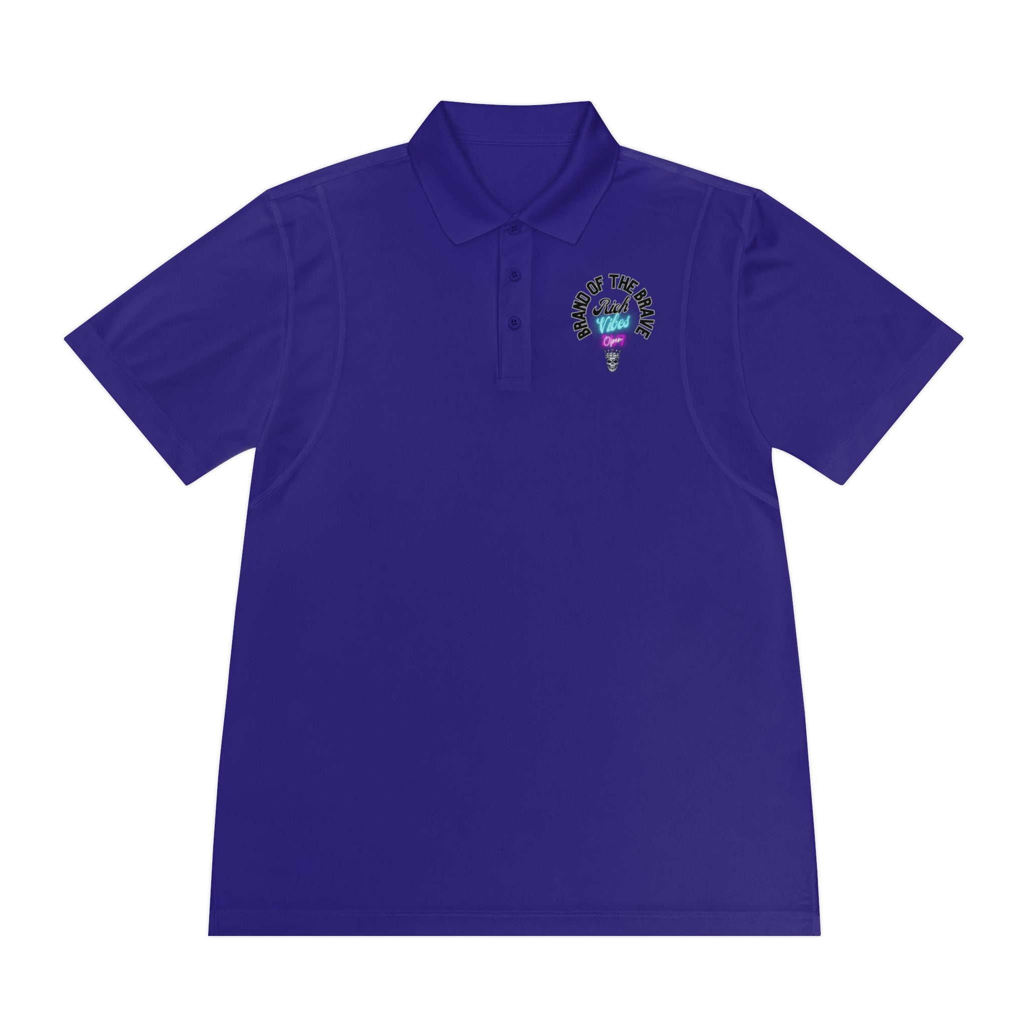 Rich Vibes 24/7 Brand Of The Brave Blue Ape 2.0 - Men's Sport Polo Shirt