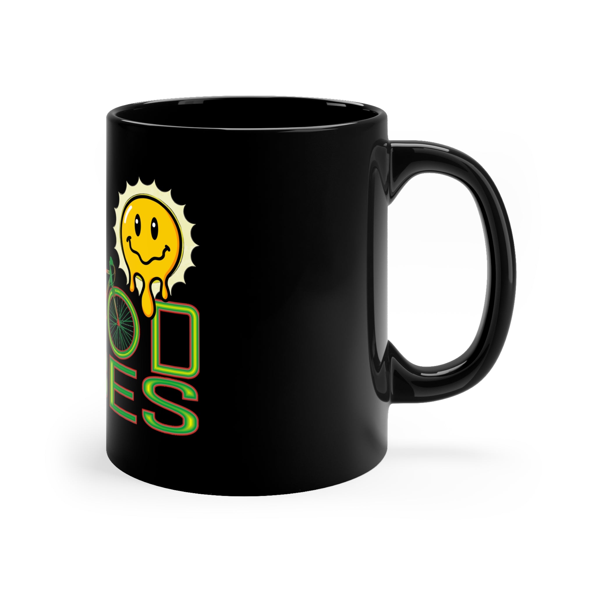 Good Morning Good Vibes -11oz Black Mug