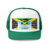 Rich Vibes Jamaica Flag Lips on the Map - Trucker Hat