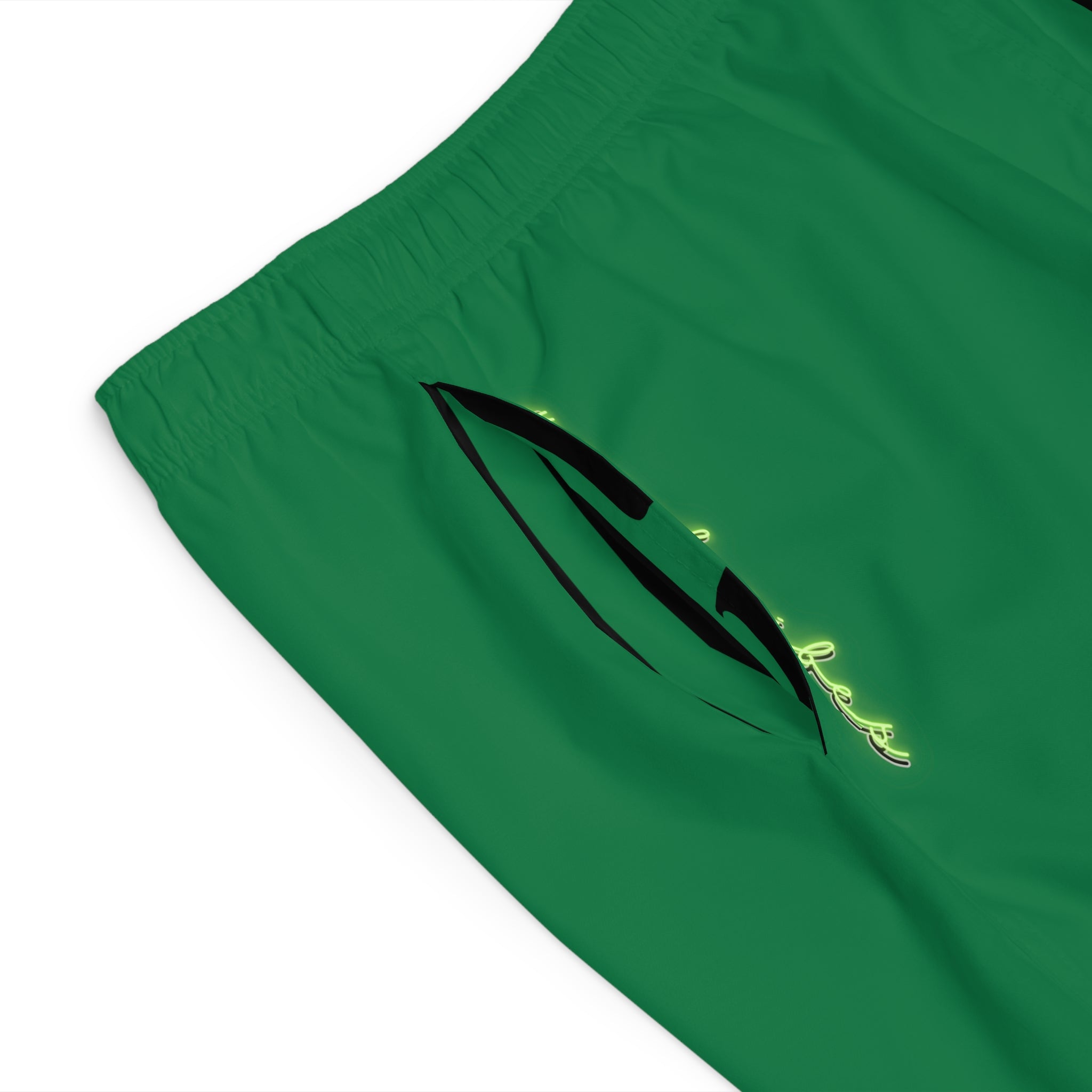 Rich Vibes Volt MG Tiger Shield Green - Men's Board Shorts (AOP)
