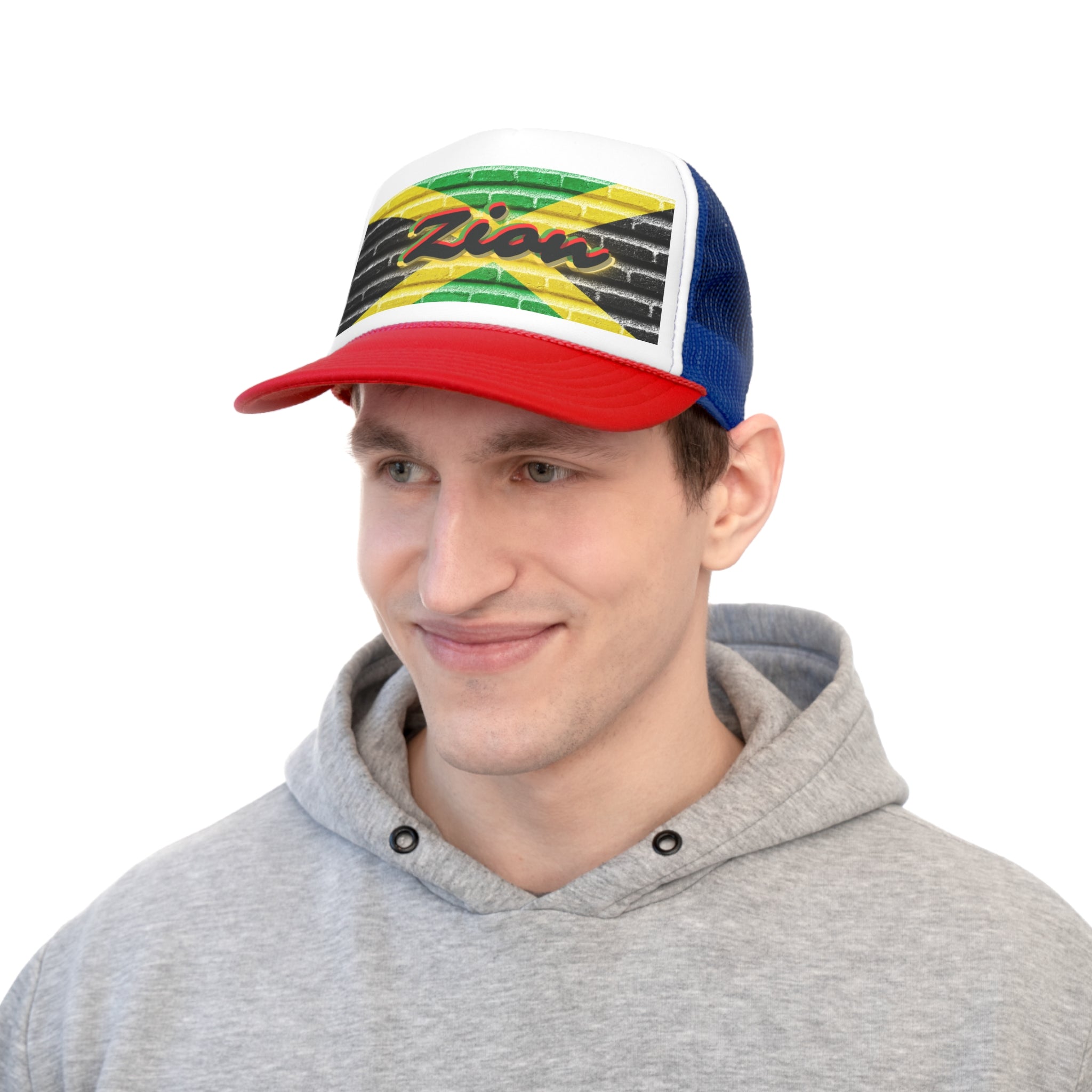 Rich Vibes Zion Jamaica Flag - Trucker Hat
