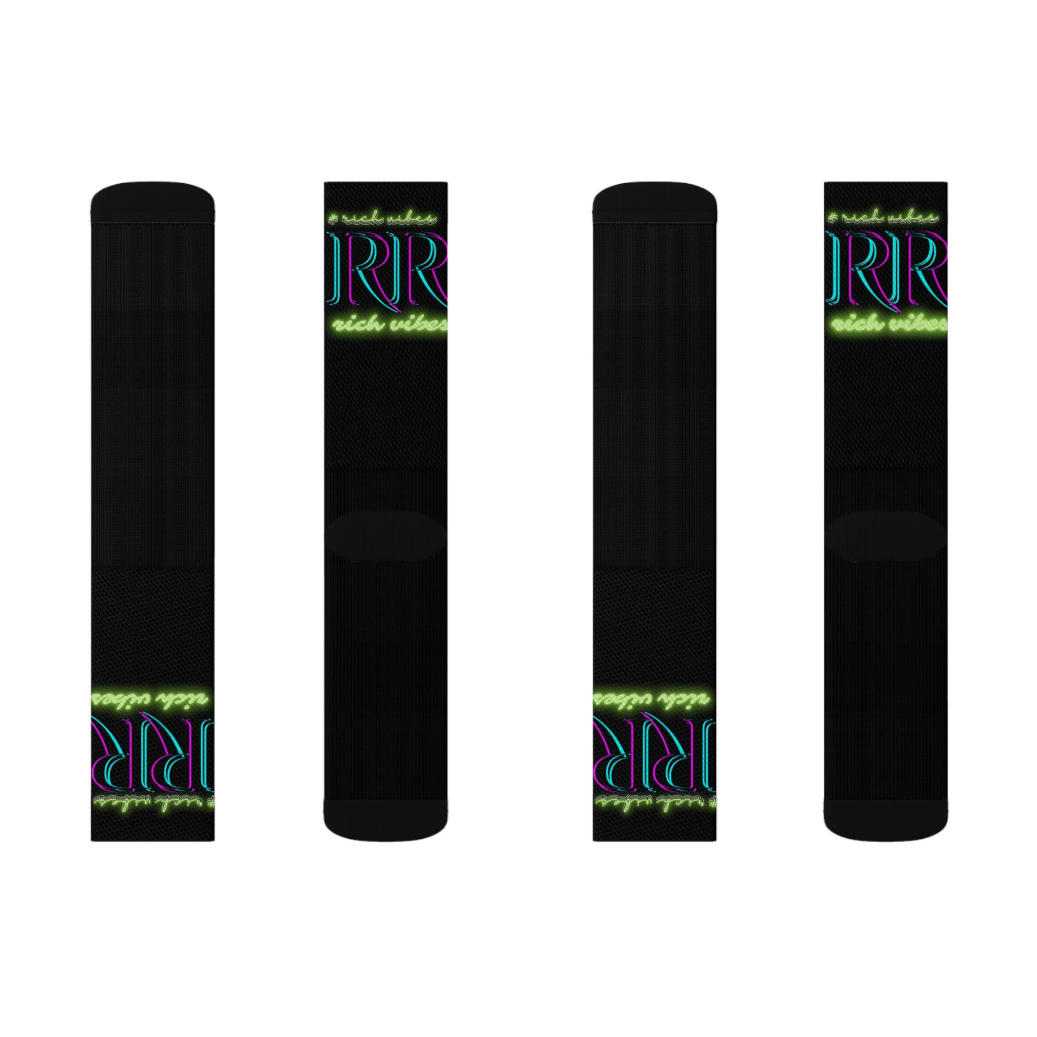 Rich Vibes Volt RR - Sublimation Socks Black