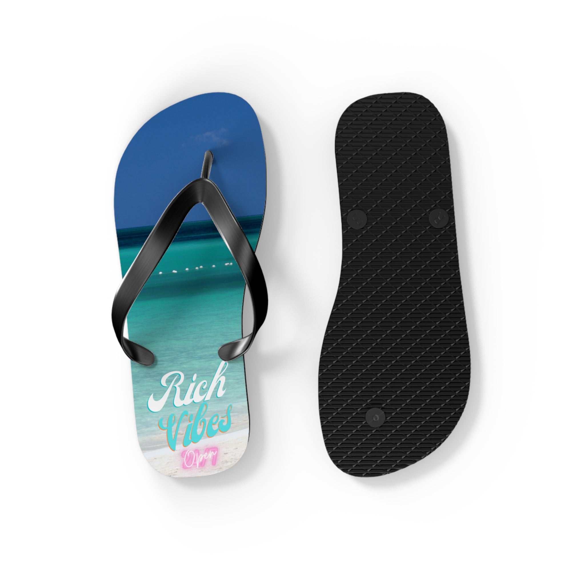 Rich Vibes Ocean View - Flip Flops - S