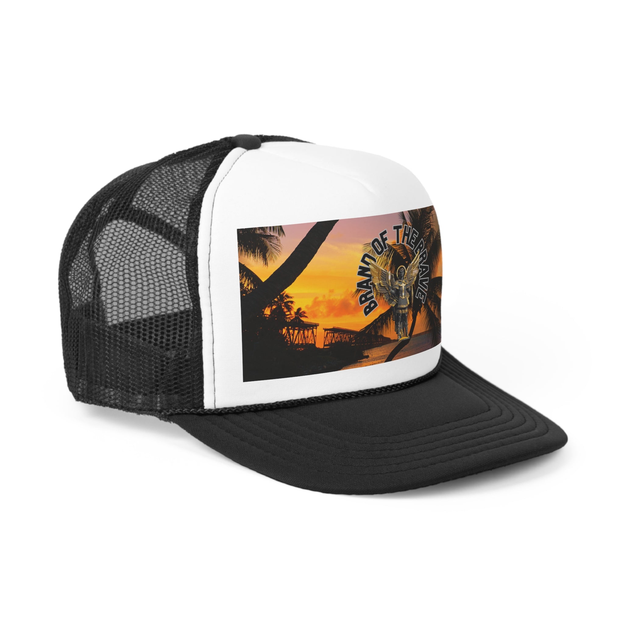 Rich Vibes Archangel Florida Keys Sunset Print - Trucker Hat