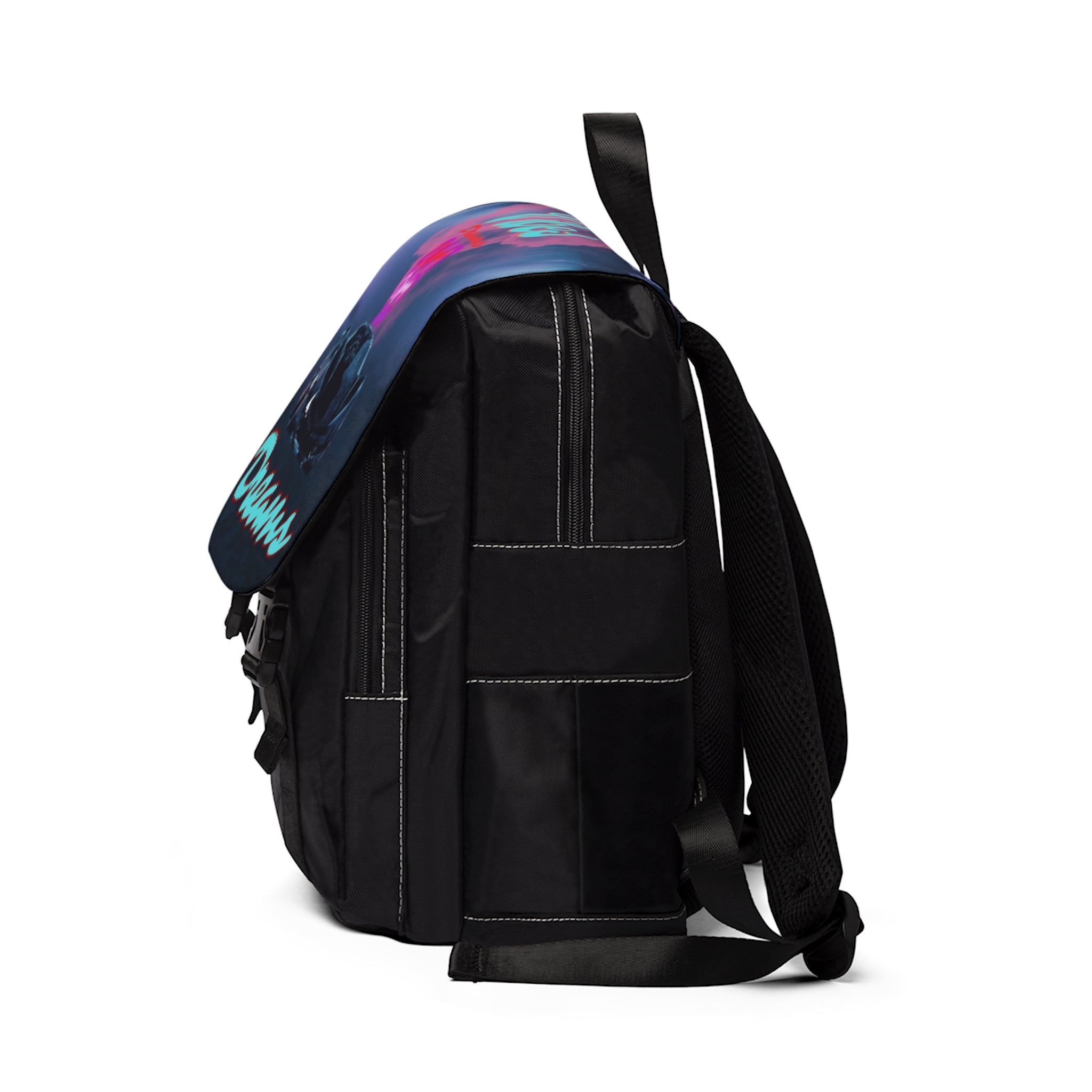 Rich Vibes Big Dreams Open 24/7 - Unisex Casual Shoulder Backpack