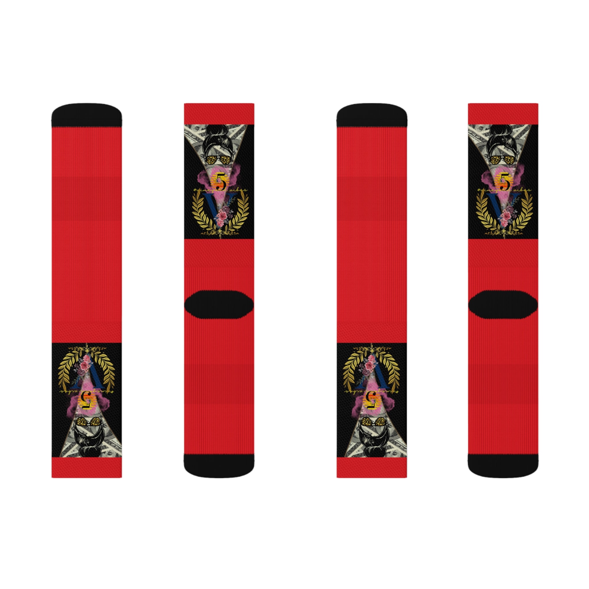 Vineyard Vibes V5 Vibes Colab Infrared - Sublimation Socks