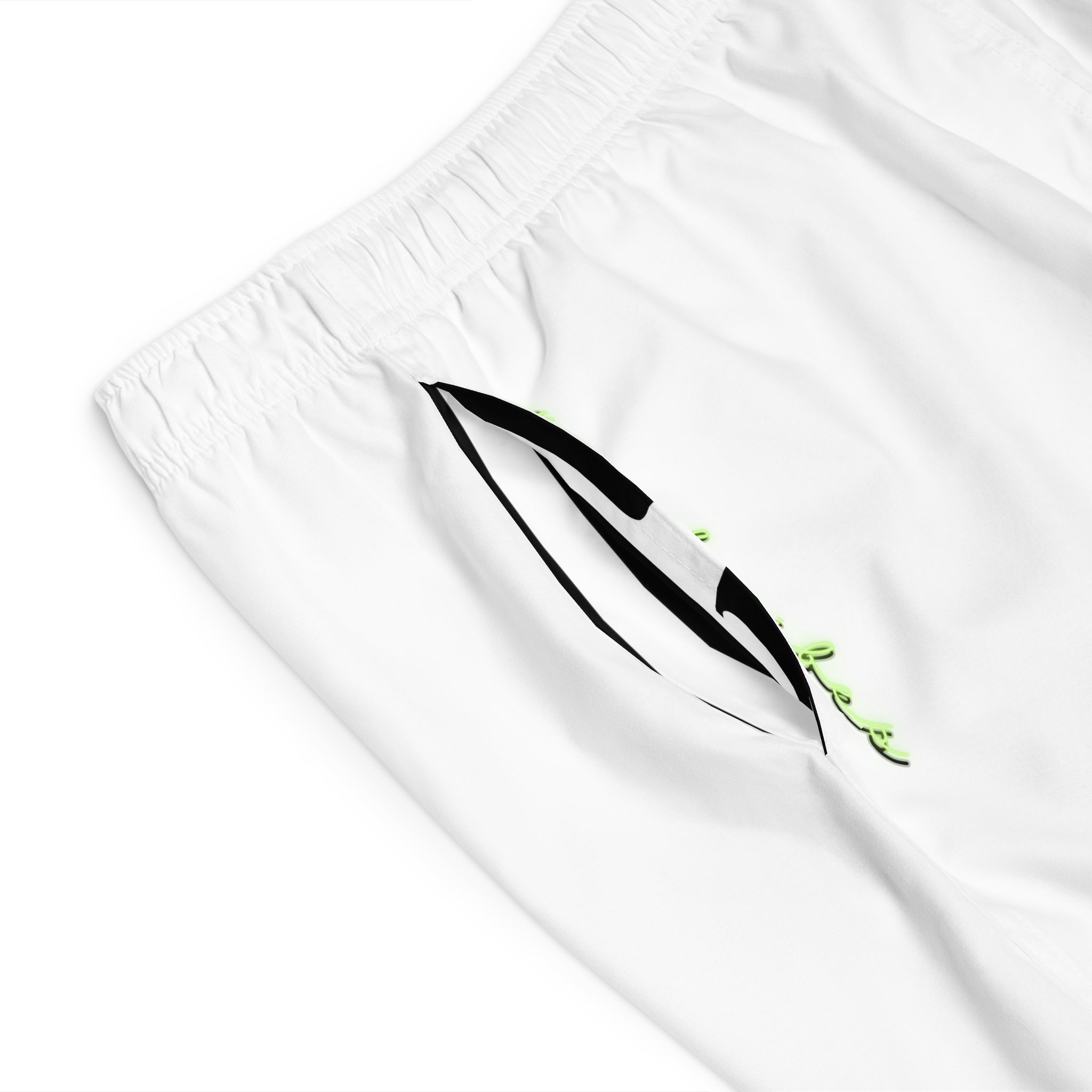 Rich Vibes Volt Brand Of The Brave ARCH Angel Shield White - Men's Board Shorts (AOP)