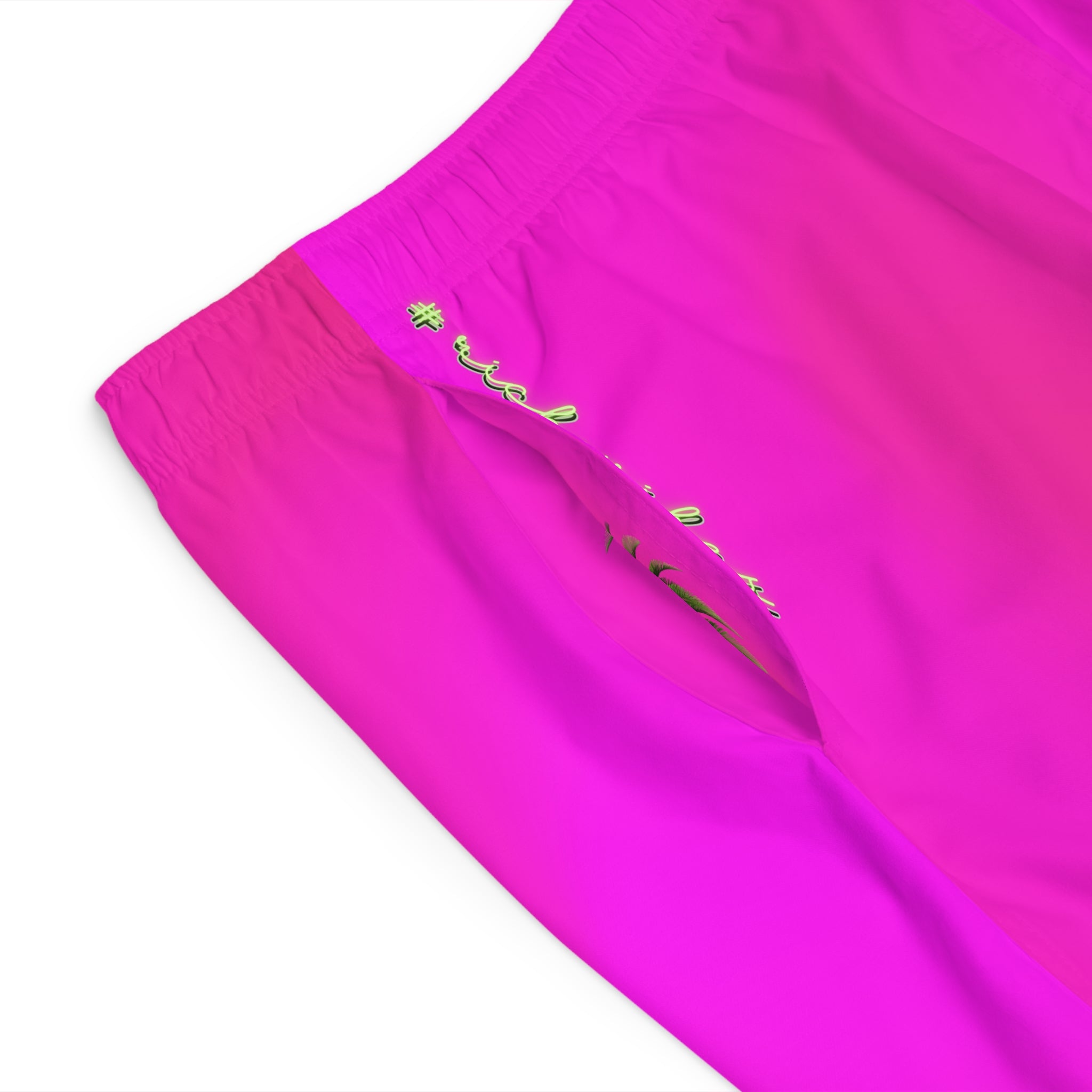 Rich Vibes Tropical Pink Tiger Beach Chill Vibes 2.0 - Men's Board Shorts (AOP)