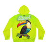 Rich Vibes RR Volt Green Tropical Beach Bird 1.5 - Men's Full-Zip Hoodie (AOP)