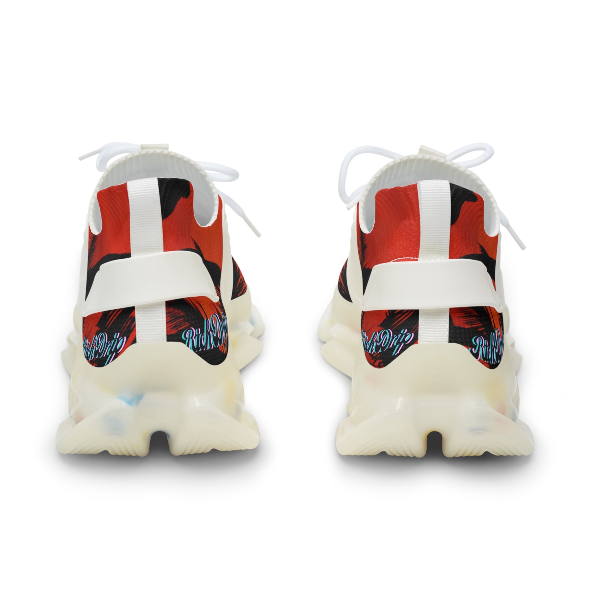 RV5 Pulse Rich Red Sunset - Men's Mesh Sneakers