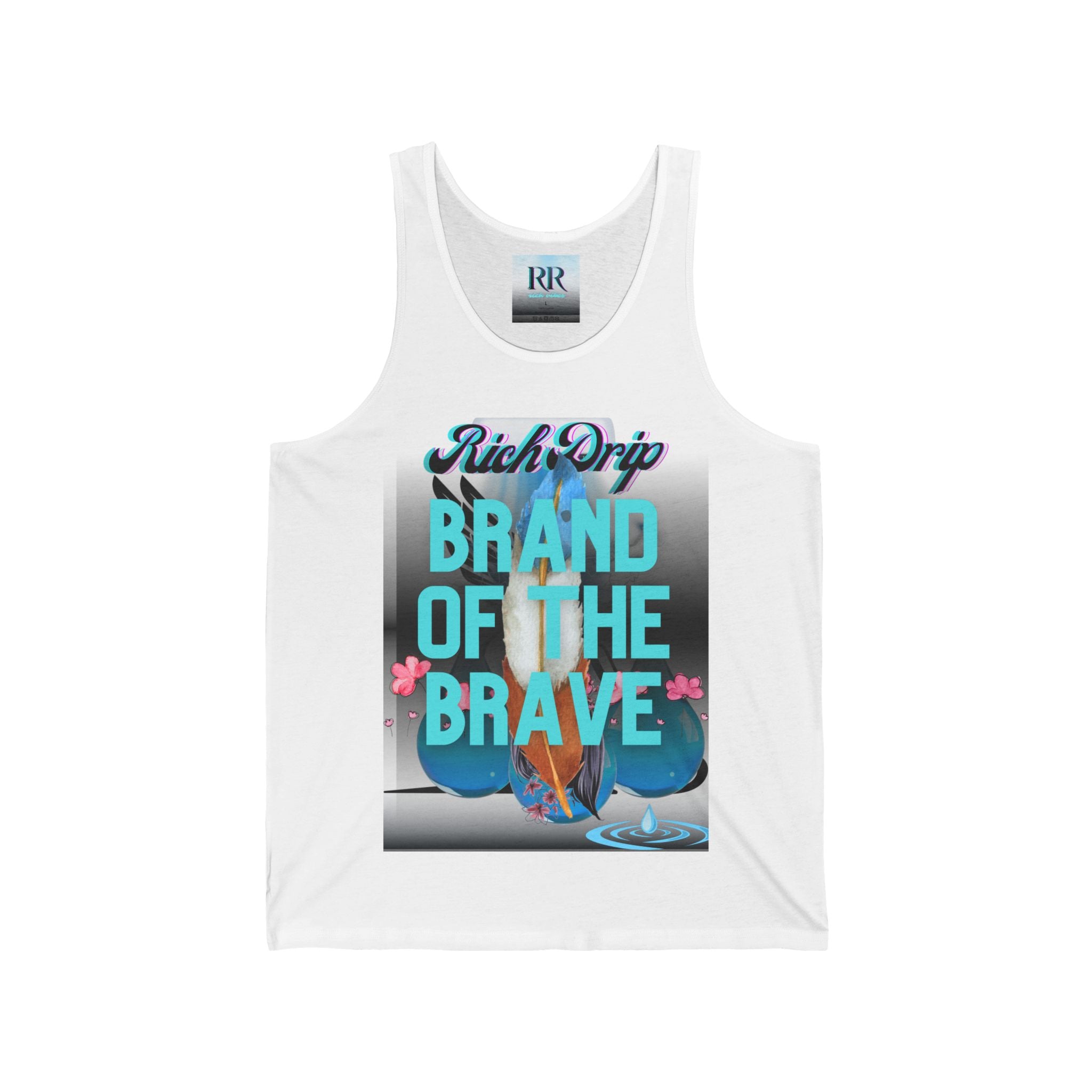 Rich Vibes Rich Drip Ocean Breeze 01 - Unisex Jersey Tank