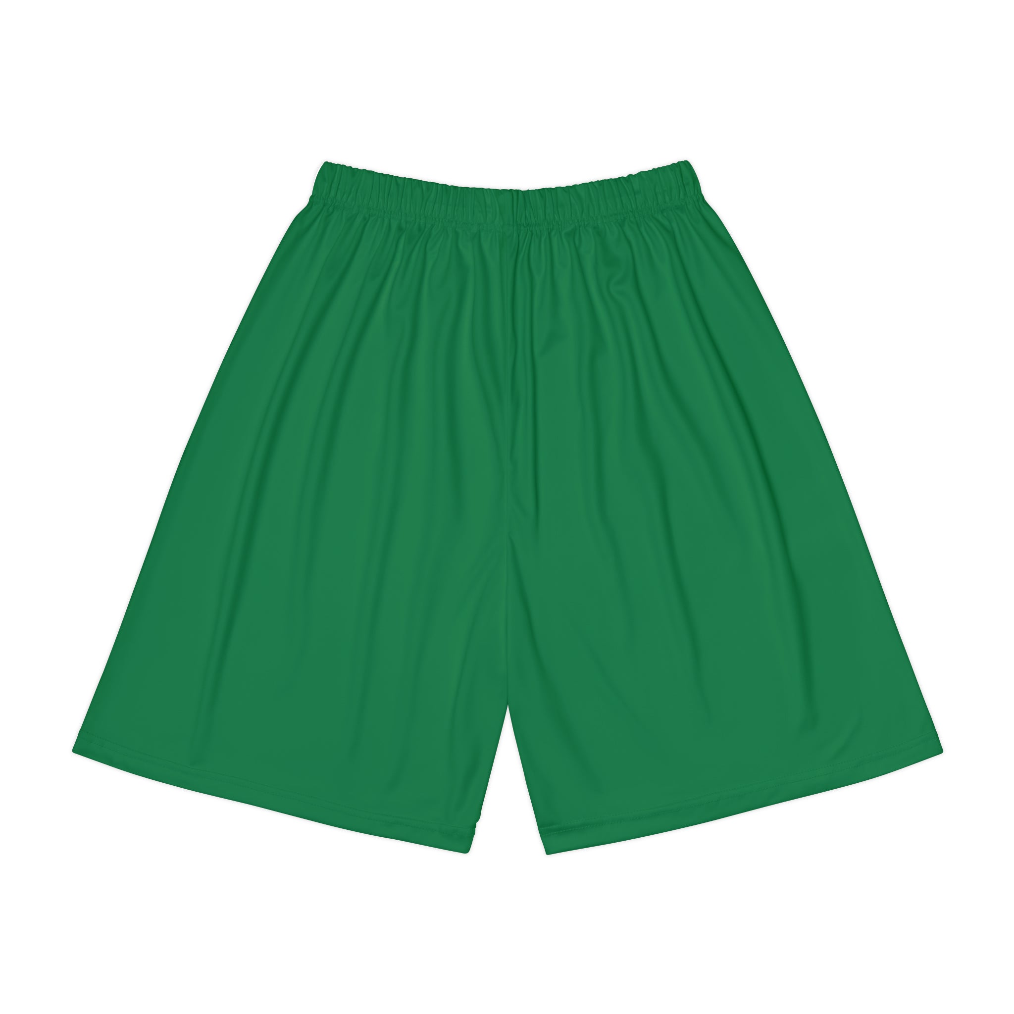 Rich Vibes RV Palm Tree Silhouette Men’s Sports Shorts (AOP) Turf Green