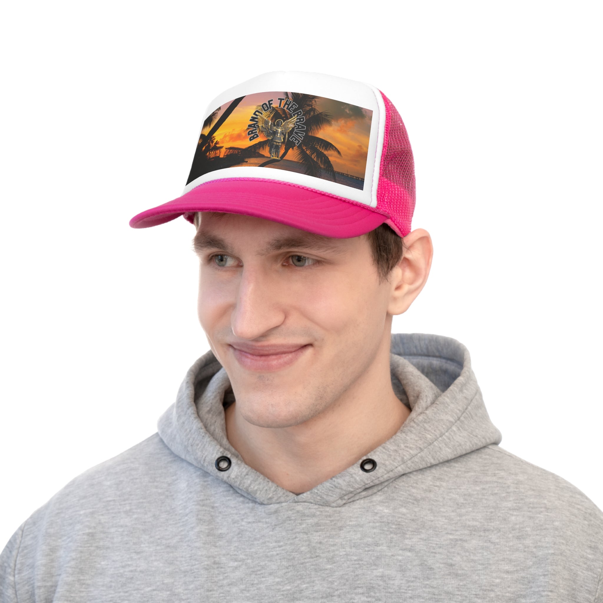 Rich Vibes Archangel Florida Keys Sunset Print - Trucker Hat