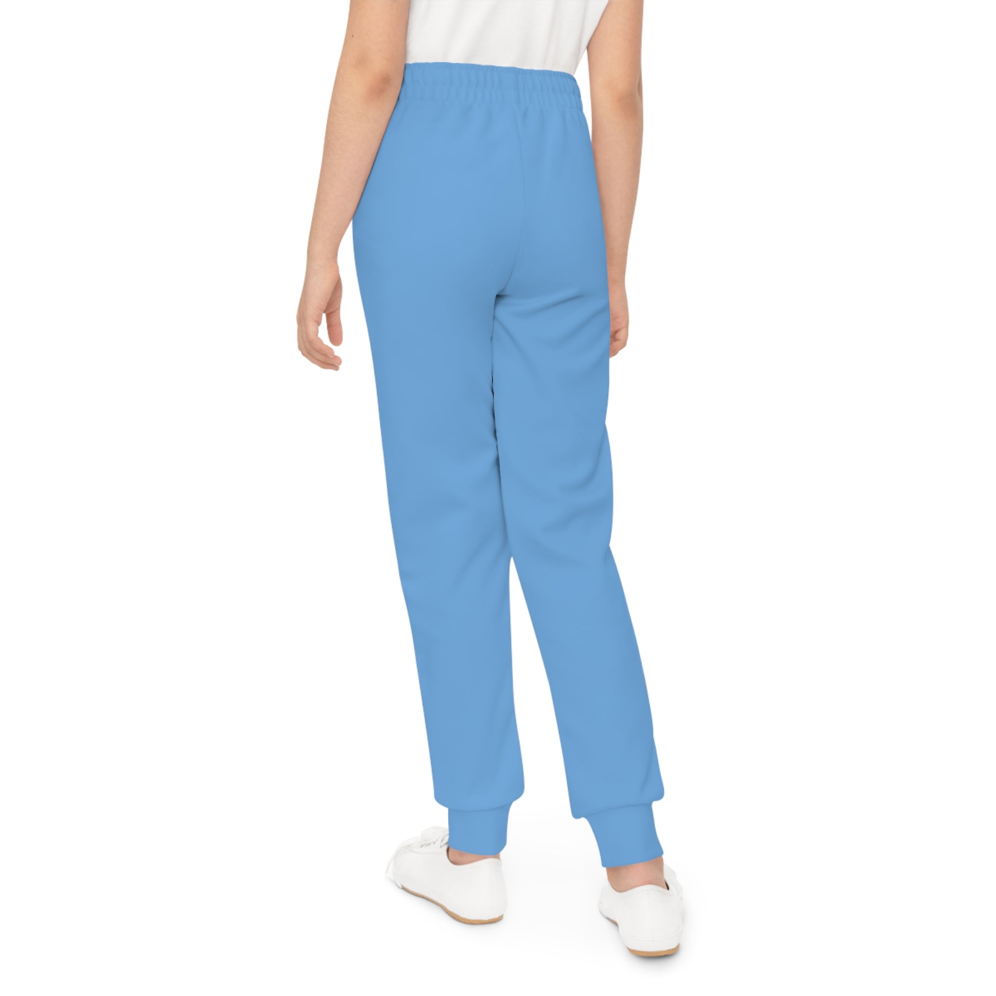 Rich Vibes RV Palm Tree Light Blue - Youth Joggers (AOP)