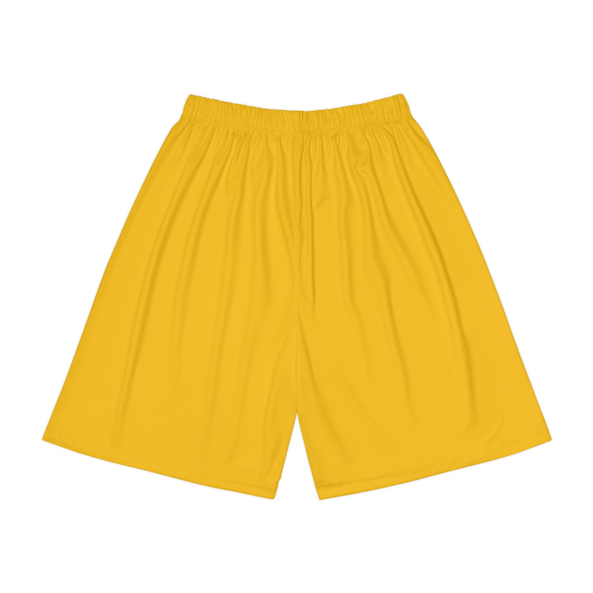 Rich Vibes RV Palm Tree Silhouette Men’s Sports Shorts (AOP) Yellow