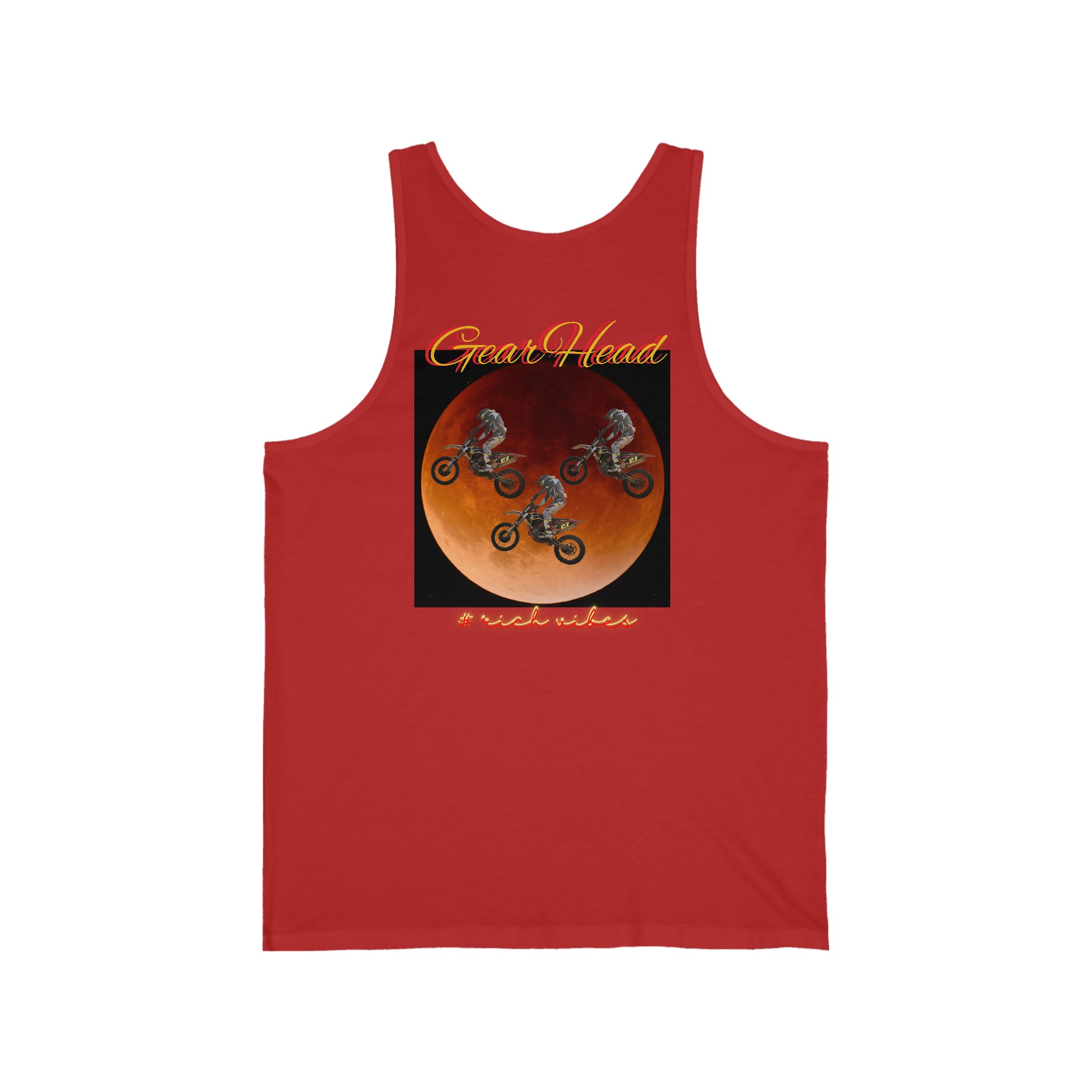 Rich Vibes 3 Gear Head Galaxy Ryders - Unisex Jersey Tank
