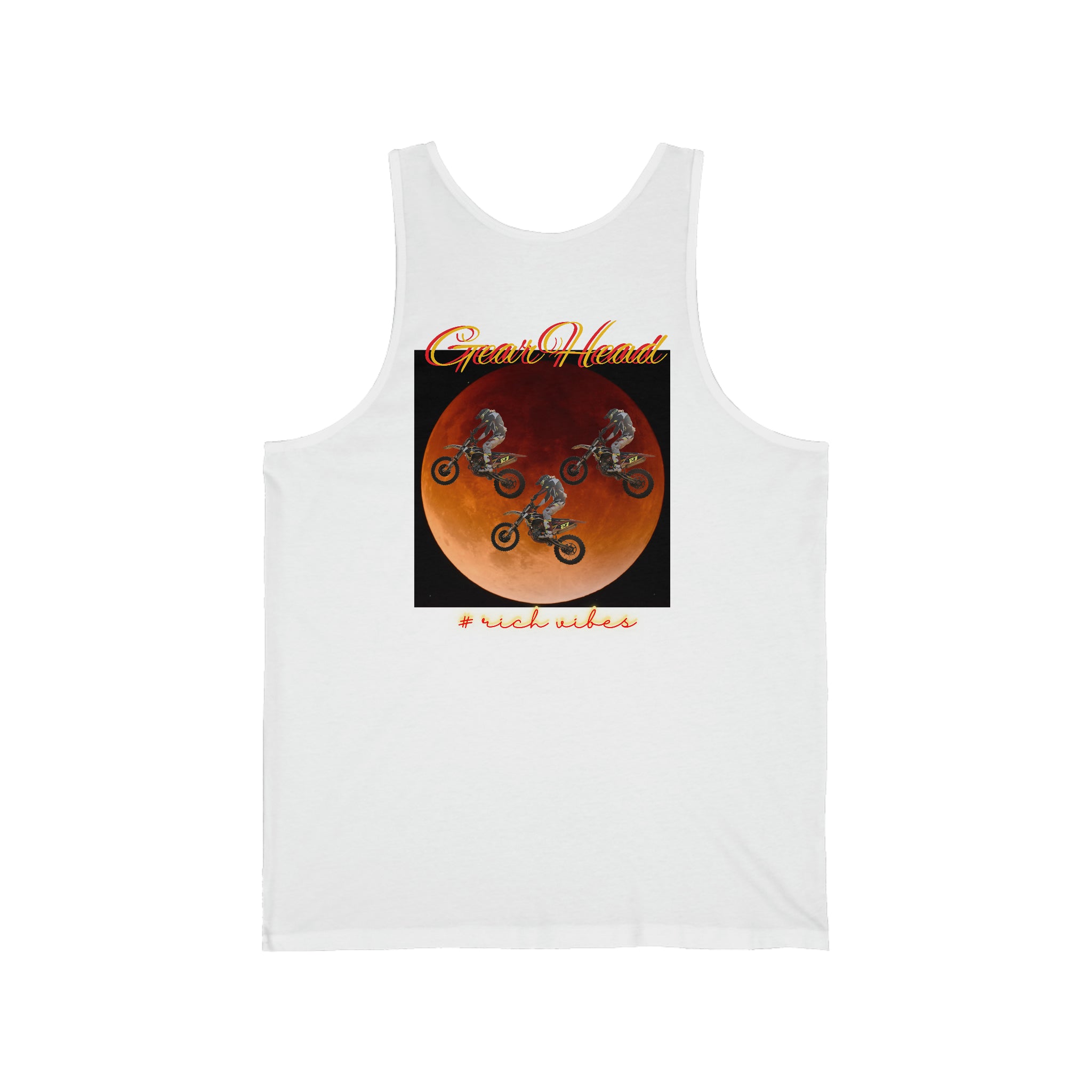 Rich Vibes 3 Gear Head Galaxy Ryders - Unisex Jersey Tank