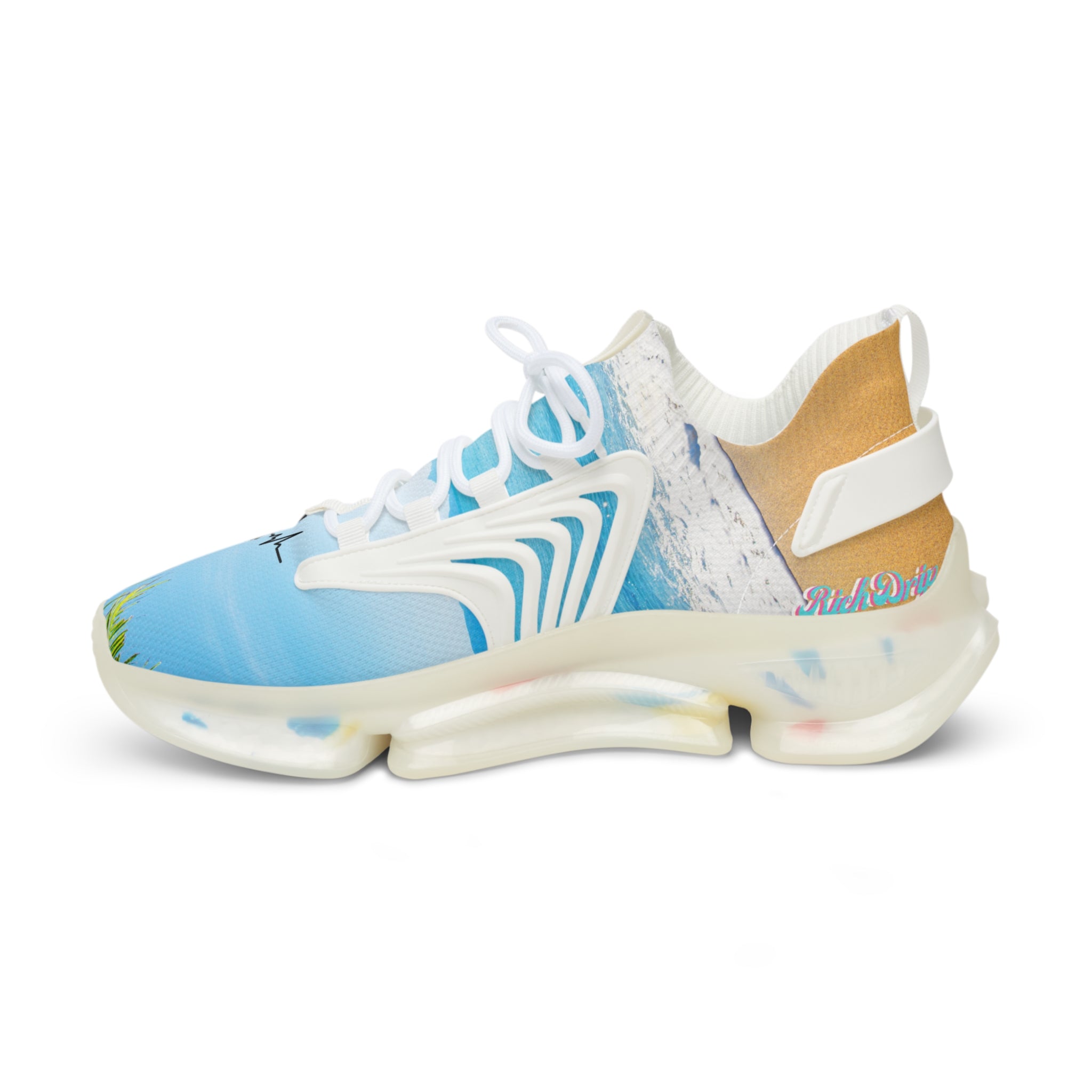 RV5 Pulse Sea Blue Beach - Men's Mesh Sneakers