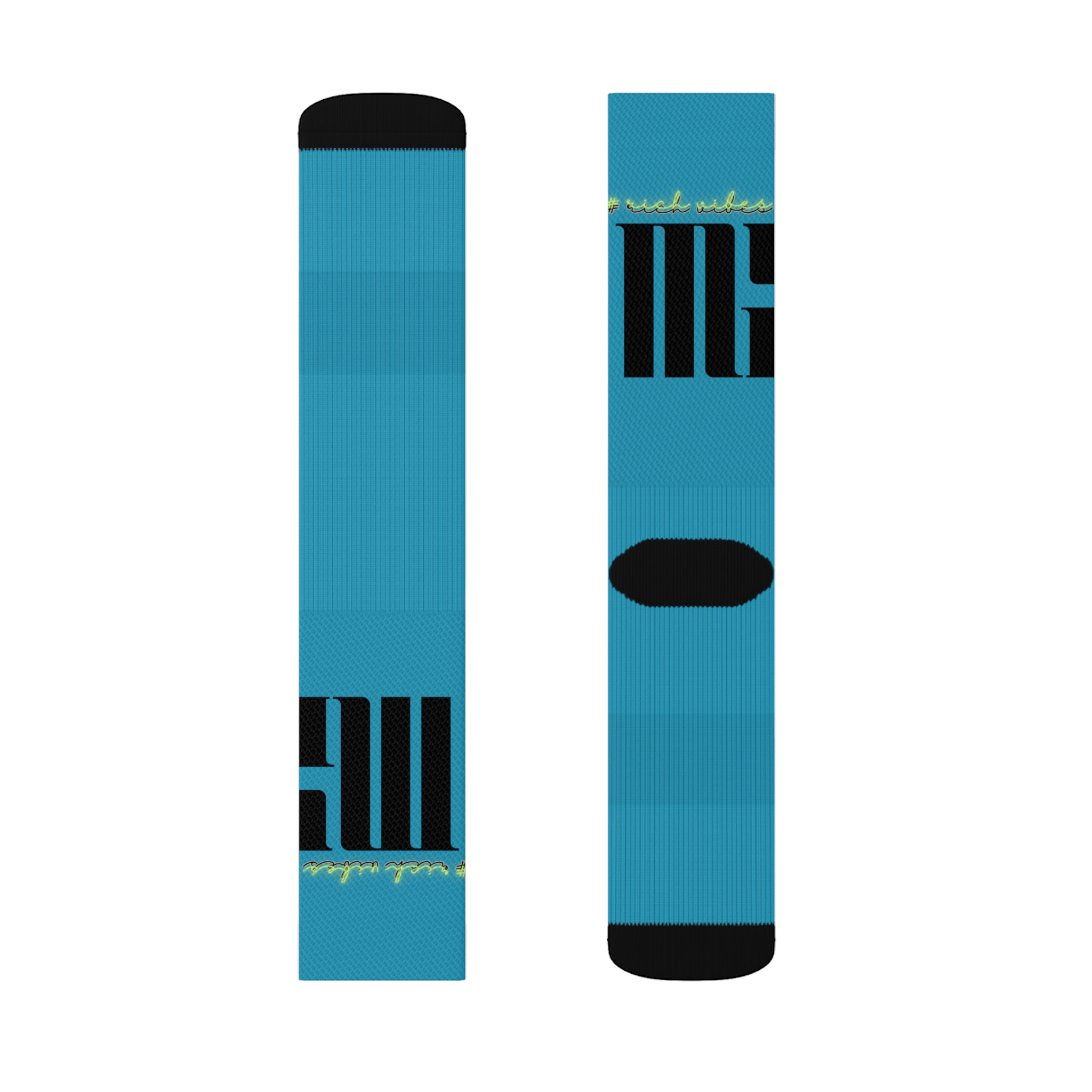 Rich Vibes Volt MG Turquoise - Sublimation Socks