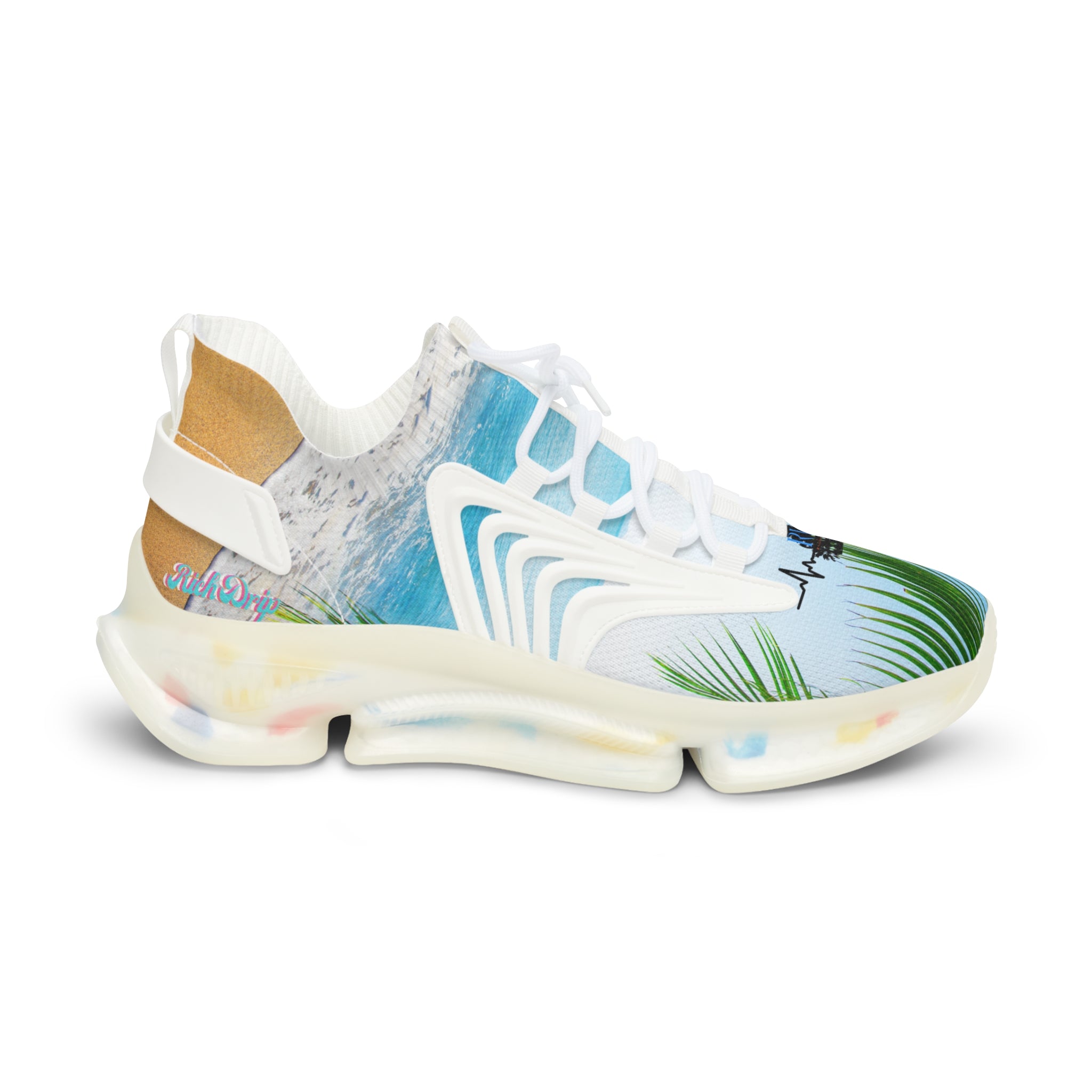 RV5 Pulse Sea Blue Beach - Men's Mesh Sneakers