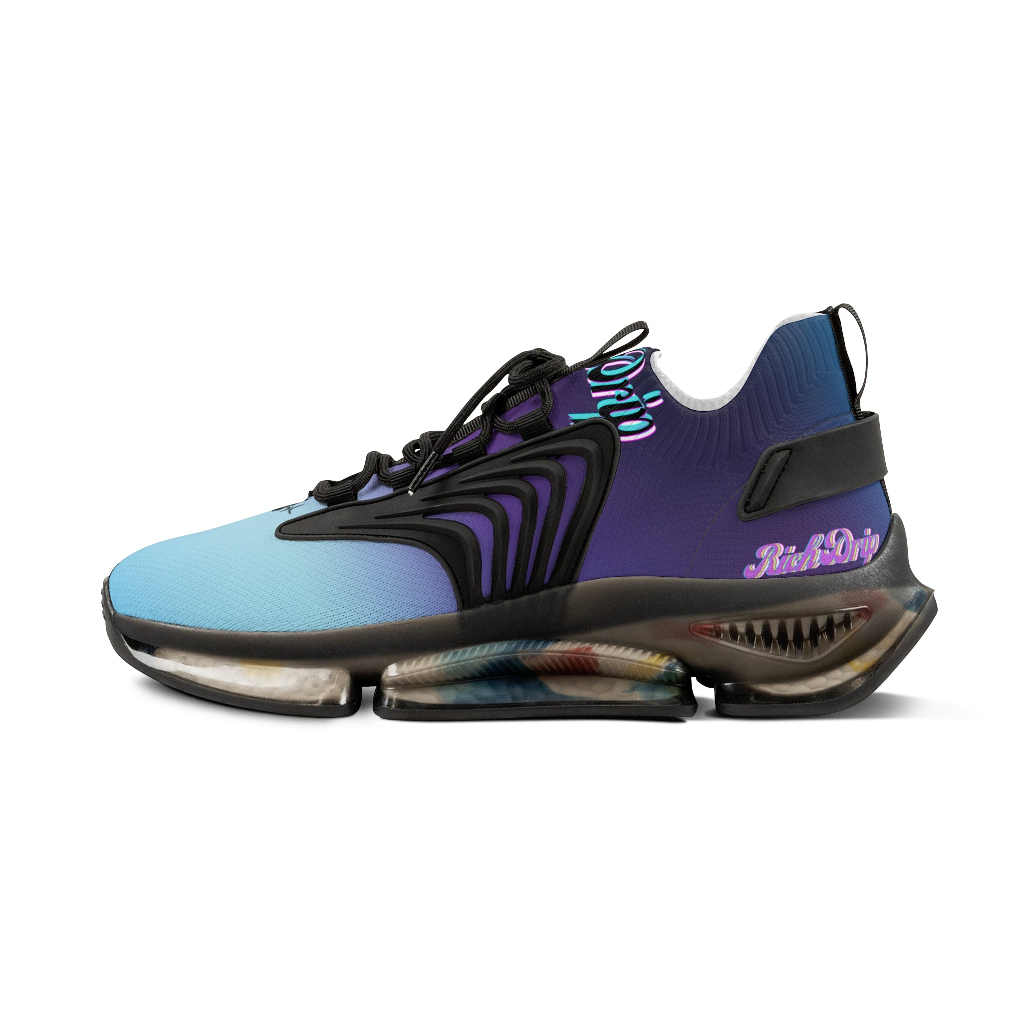 RV5 Pulse Purple Flower Blue Skies - Men's Mesh Sneakers