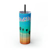 RV Rich Drip Multi-Colored Sunset - Skinny Tumbler with Straw, 20oz