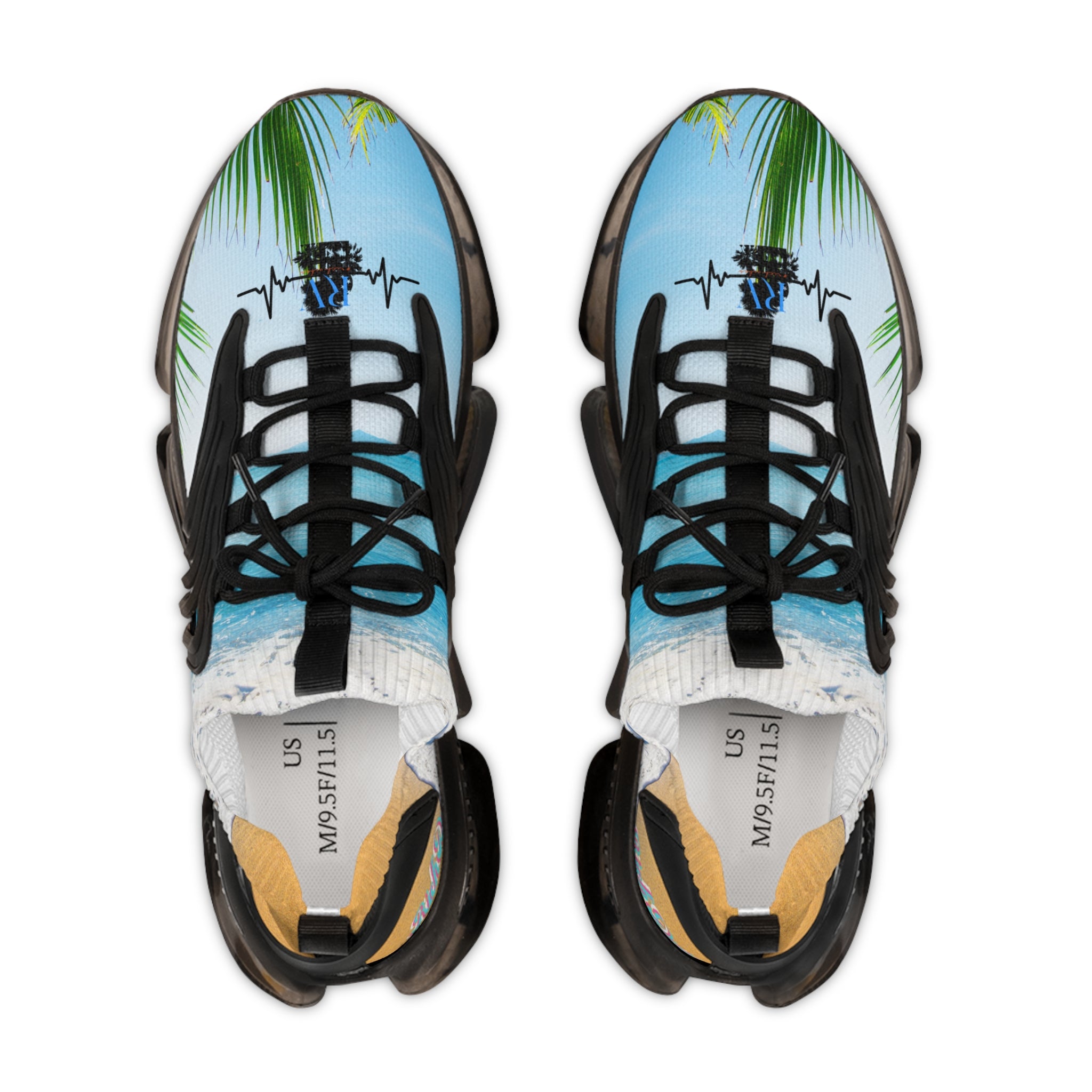 RV5 Pulse Sea Blue Beach - Men's Mesh Sneakers