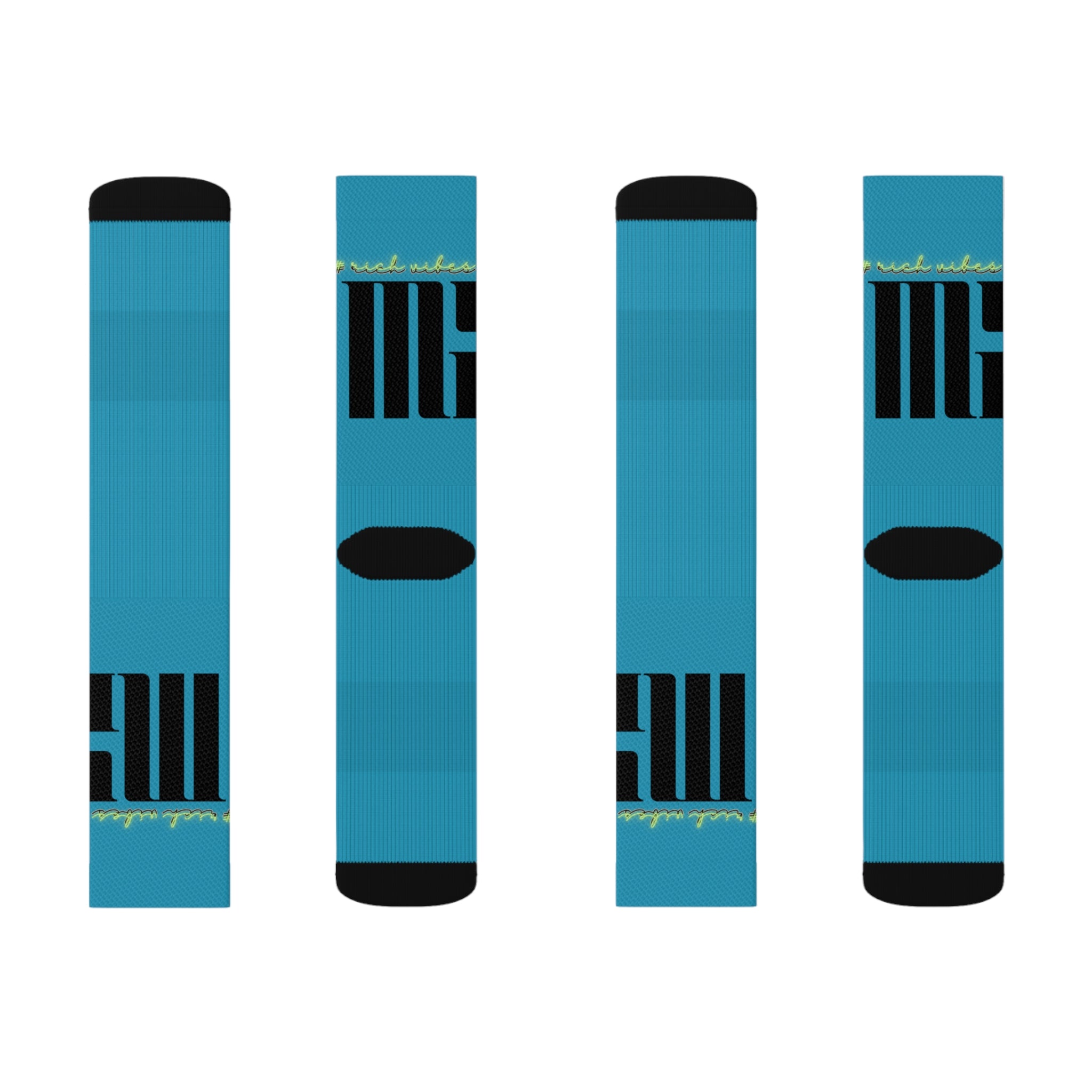 Rich Vibes Volt MG Turquoise - Sublimation Socks