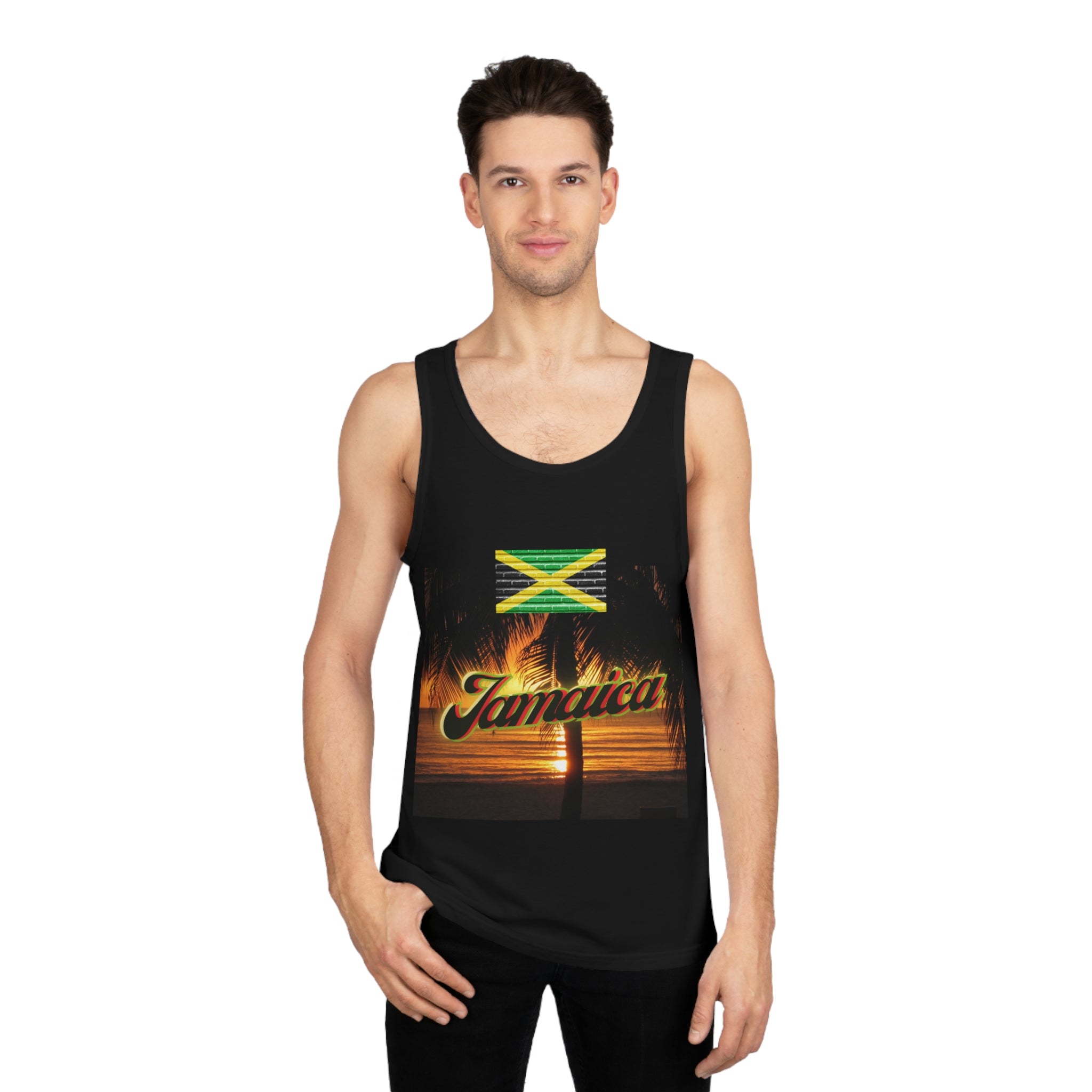 Jamaica Sunset Flag Softstyle™ Tank Top