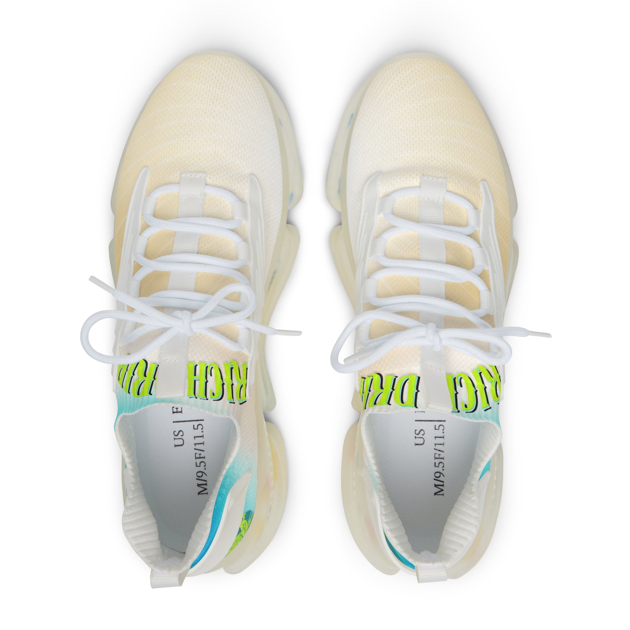 Rich Vibes Volt Beach Sand - Men's Mesh Sneakers White