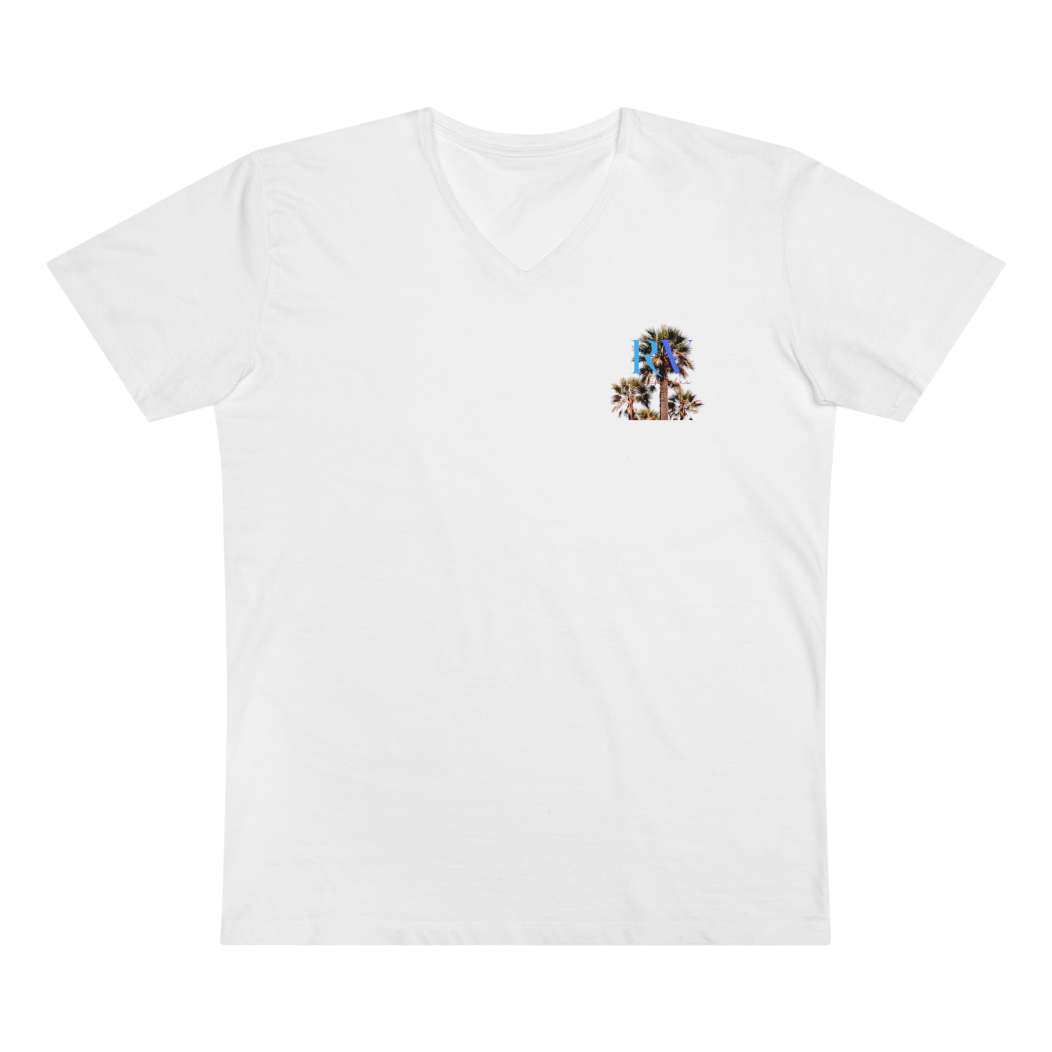 Rich Vibes RV Palm Tree Top Logo 3 Ape Benjamins - Men’s Presenter V-neck