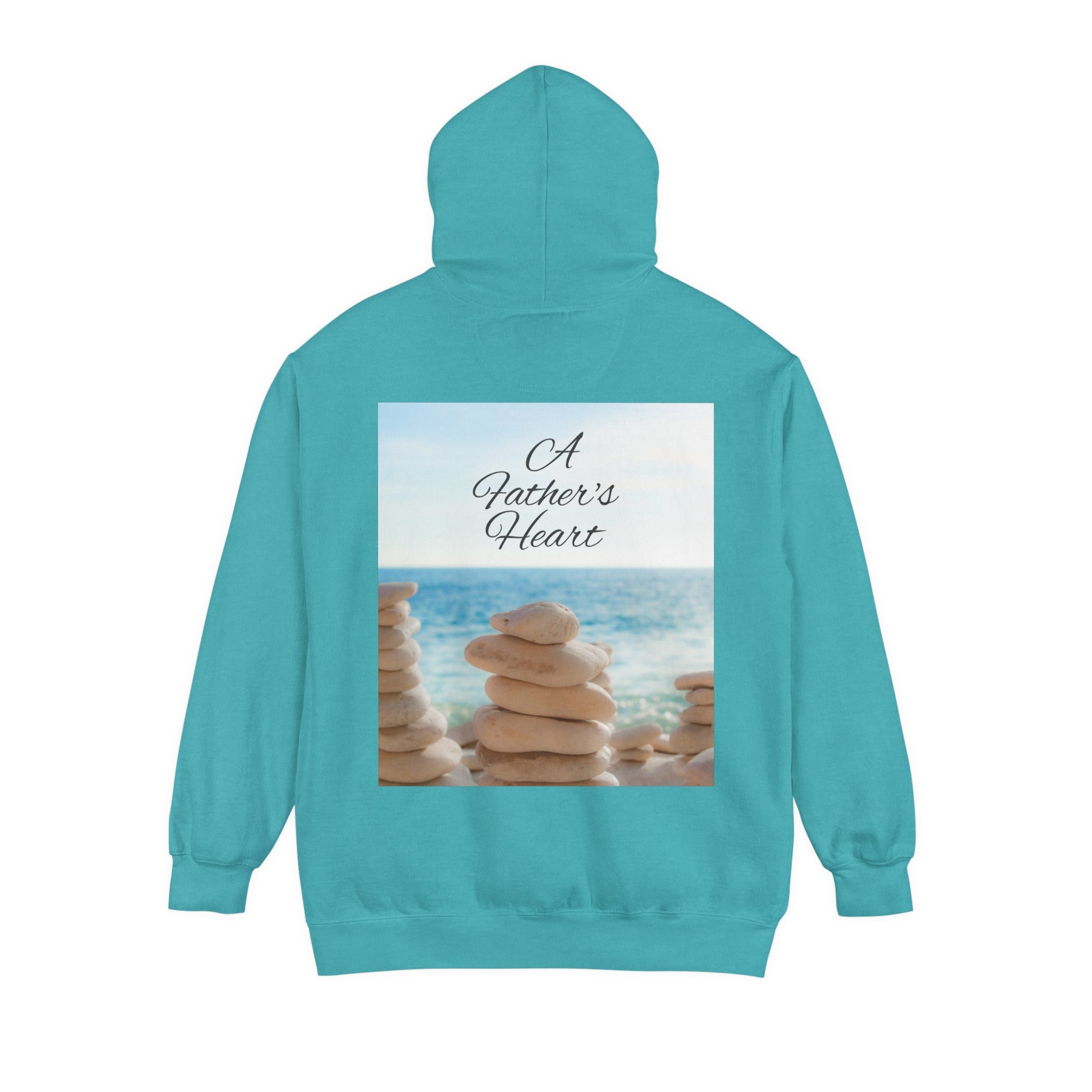 A Father's Heart Father's Day Seafoam - Garment-Dyed Hoodie