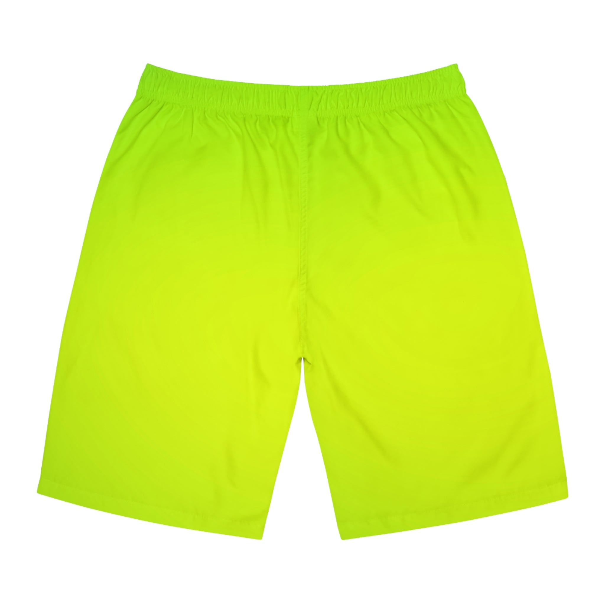 Rich Vibes Lime Green Tropical Pink Palm Tree Beach Chill Vibes 2.0 - Men's Board Shorts (AOP)