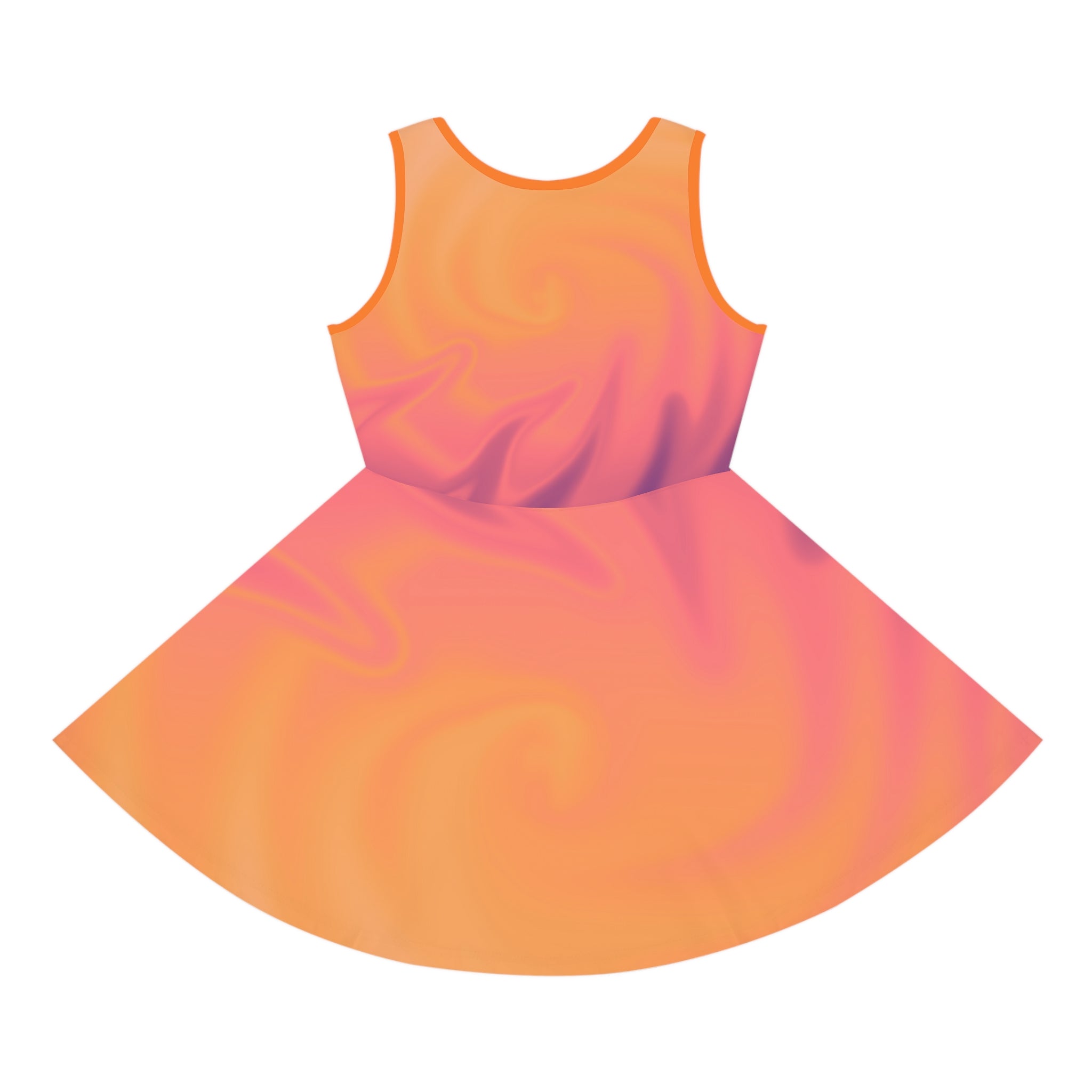 Rich Vibes RV Happy Daisy Autumn - Girls' Sleeveless Sundress (AOP)