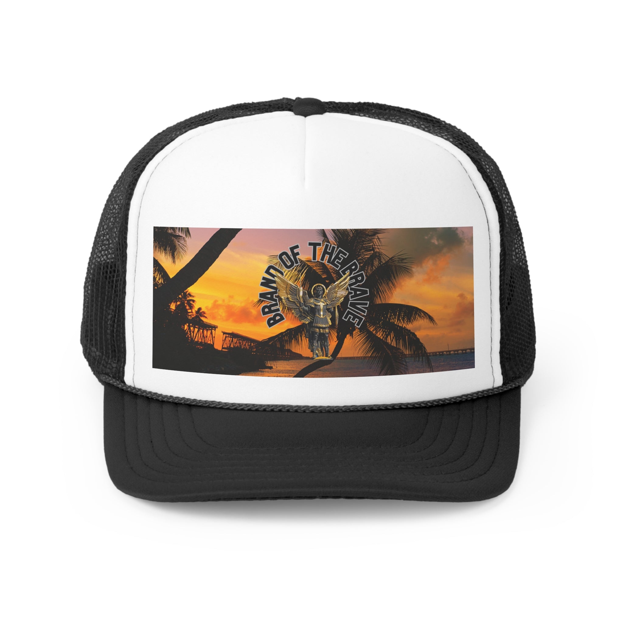 Rich Vibes Archangel Florida Keys Sunset Print - Trucker Hat