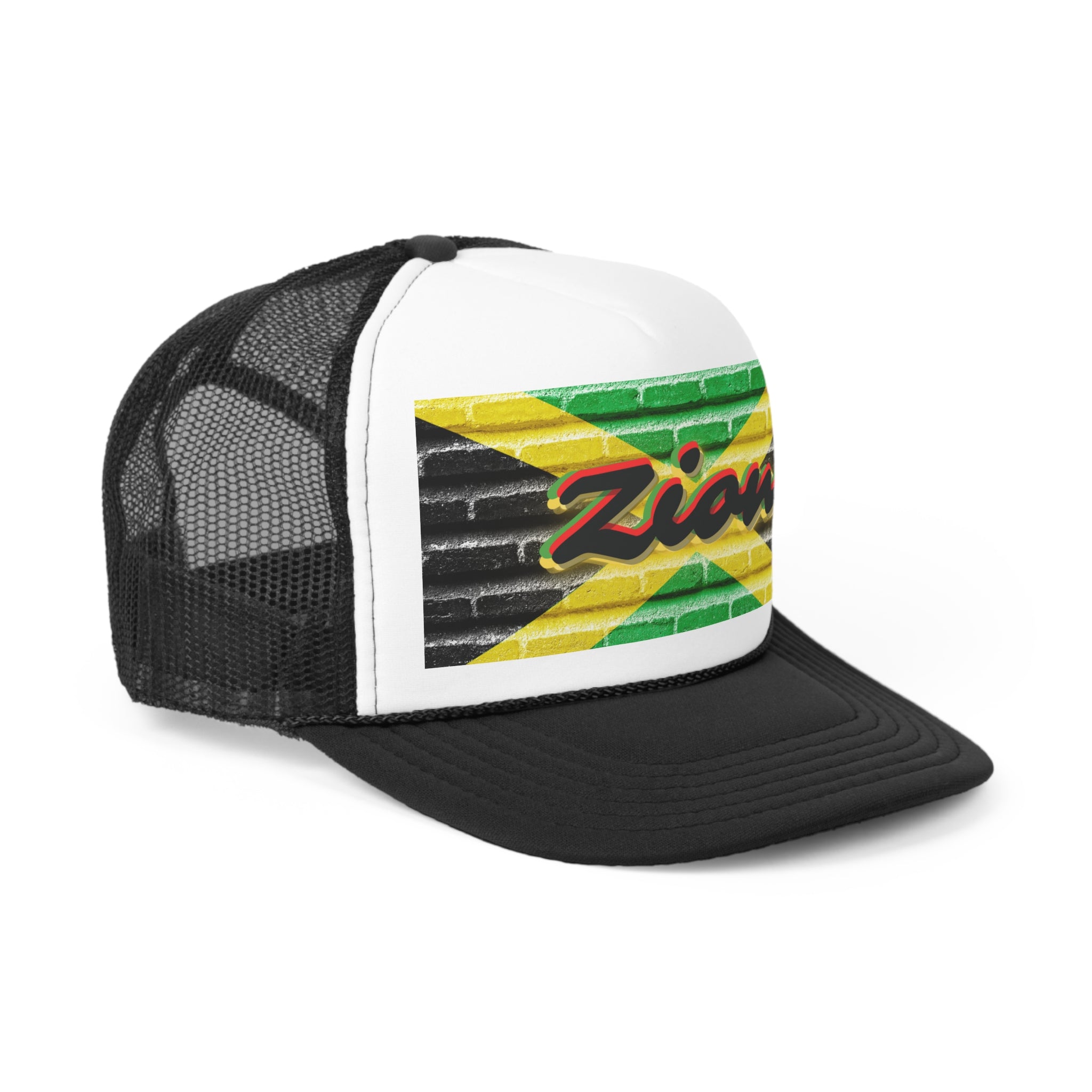 Rich Vibes Zion Jamaica Flag - Trucker Hat
