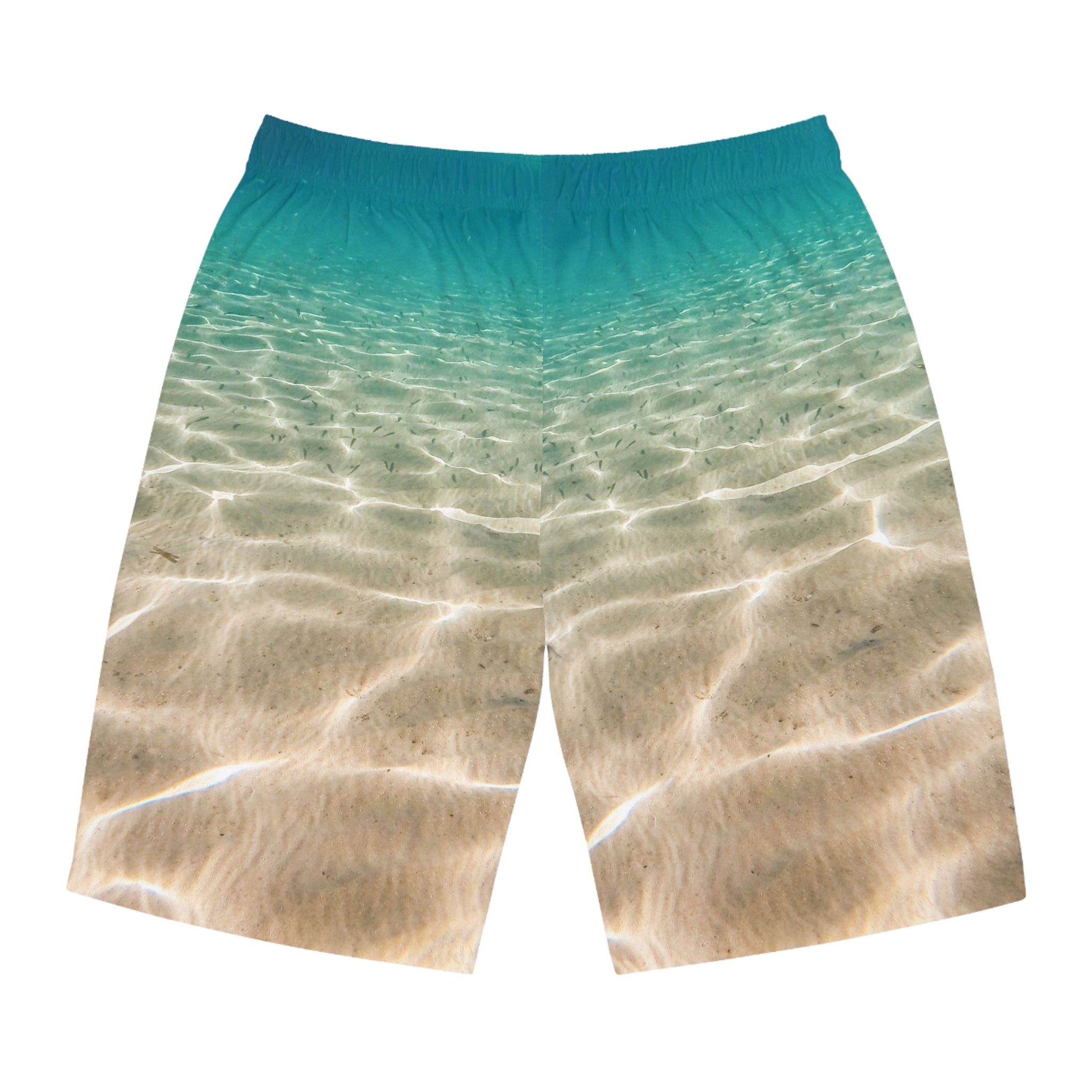 Rich Vibes Sea Green Beach Chill Vibes RV1.0 - Men's Board Shorts (AOP)