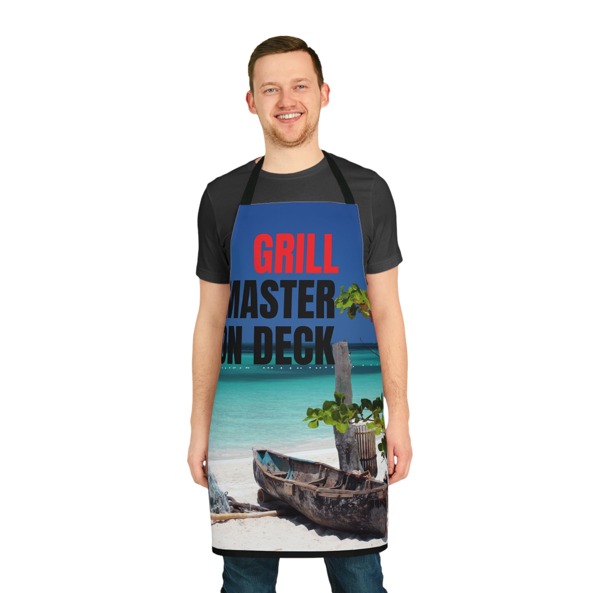 Grill Master On Deck Apron (AOP)