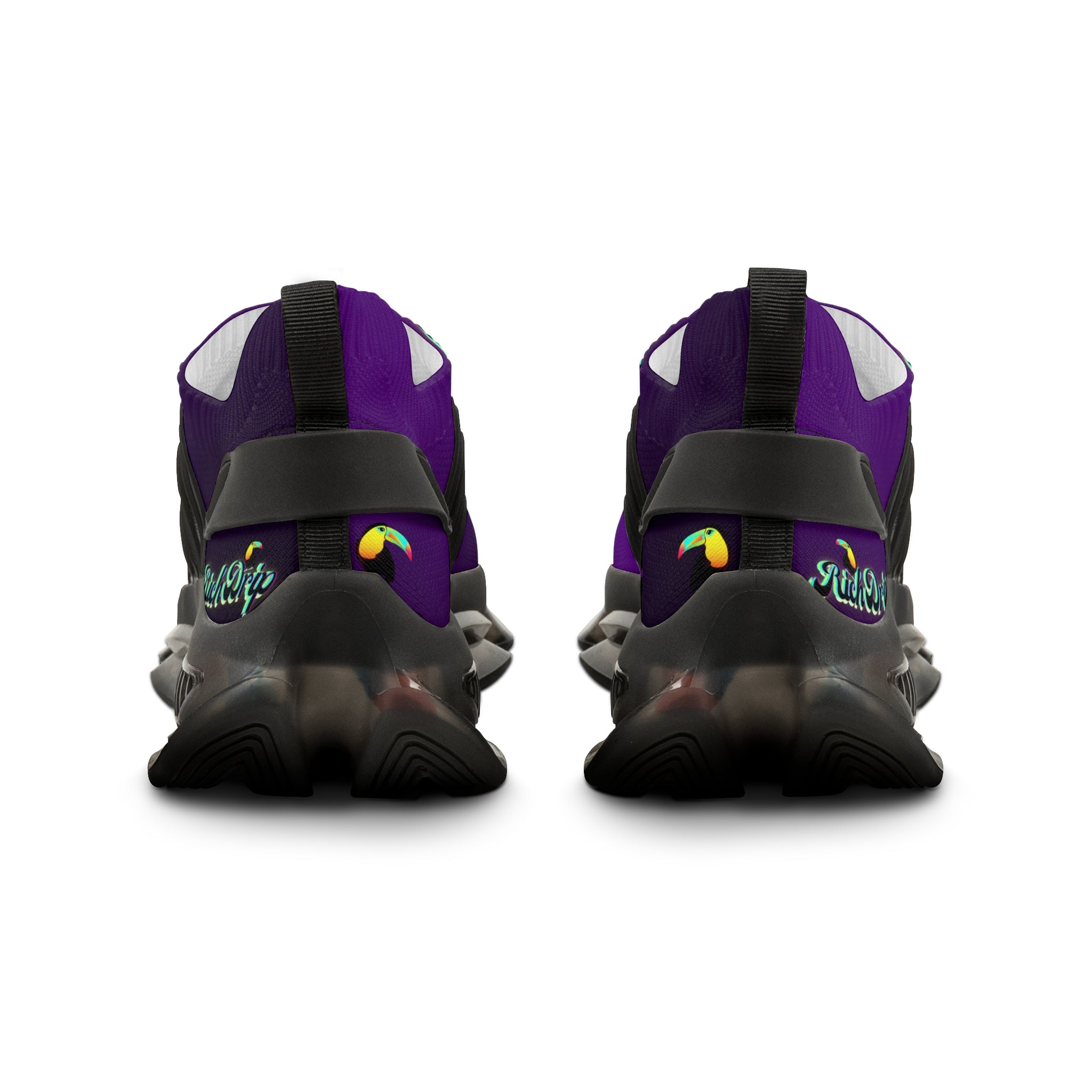 RV5 Pulse Tropical Purple Glow - Men's Mesh Sneakers Black